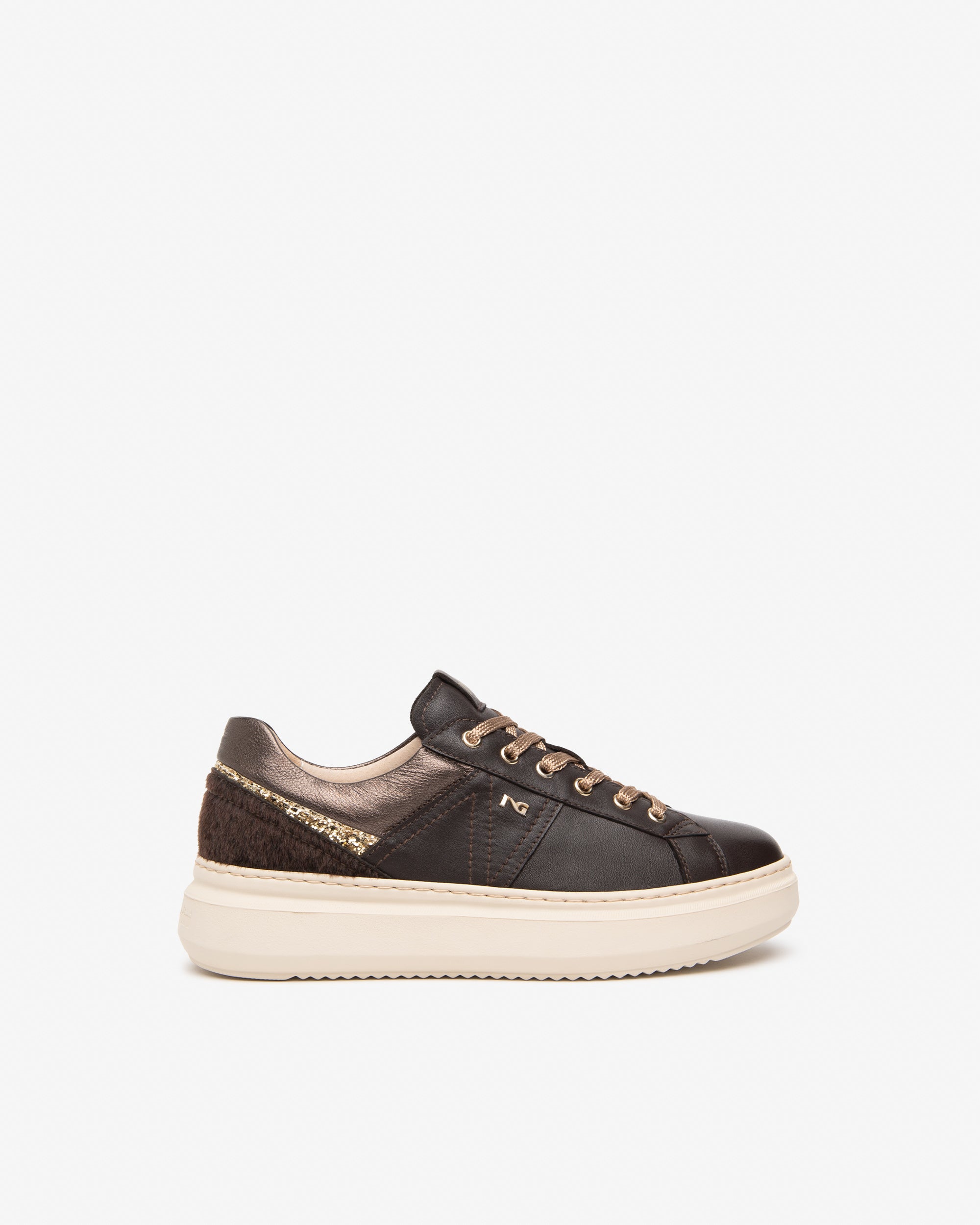 NeroGiardini Sneakers Femme Cuir Technique plateforme 40mm