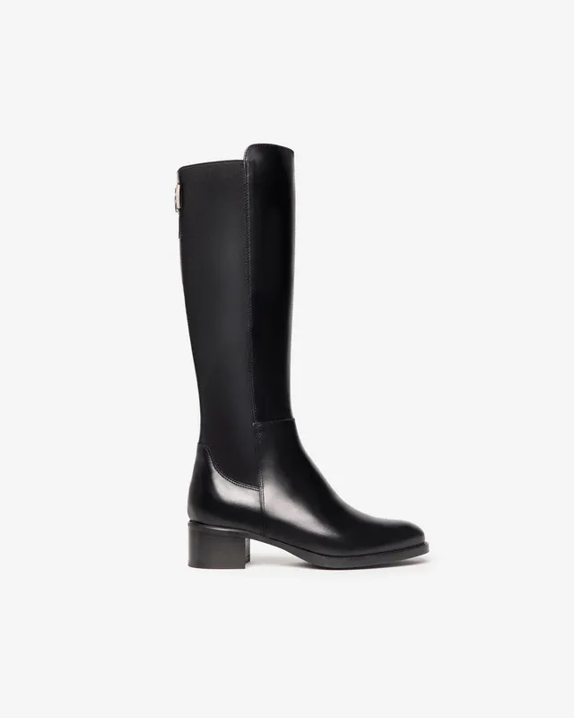 NeroGiardini Bottes Femme Cuir Bottes Hiver DryGo 38