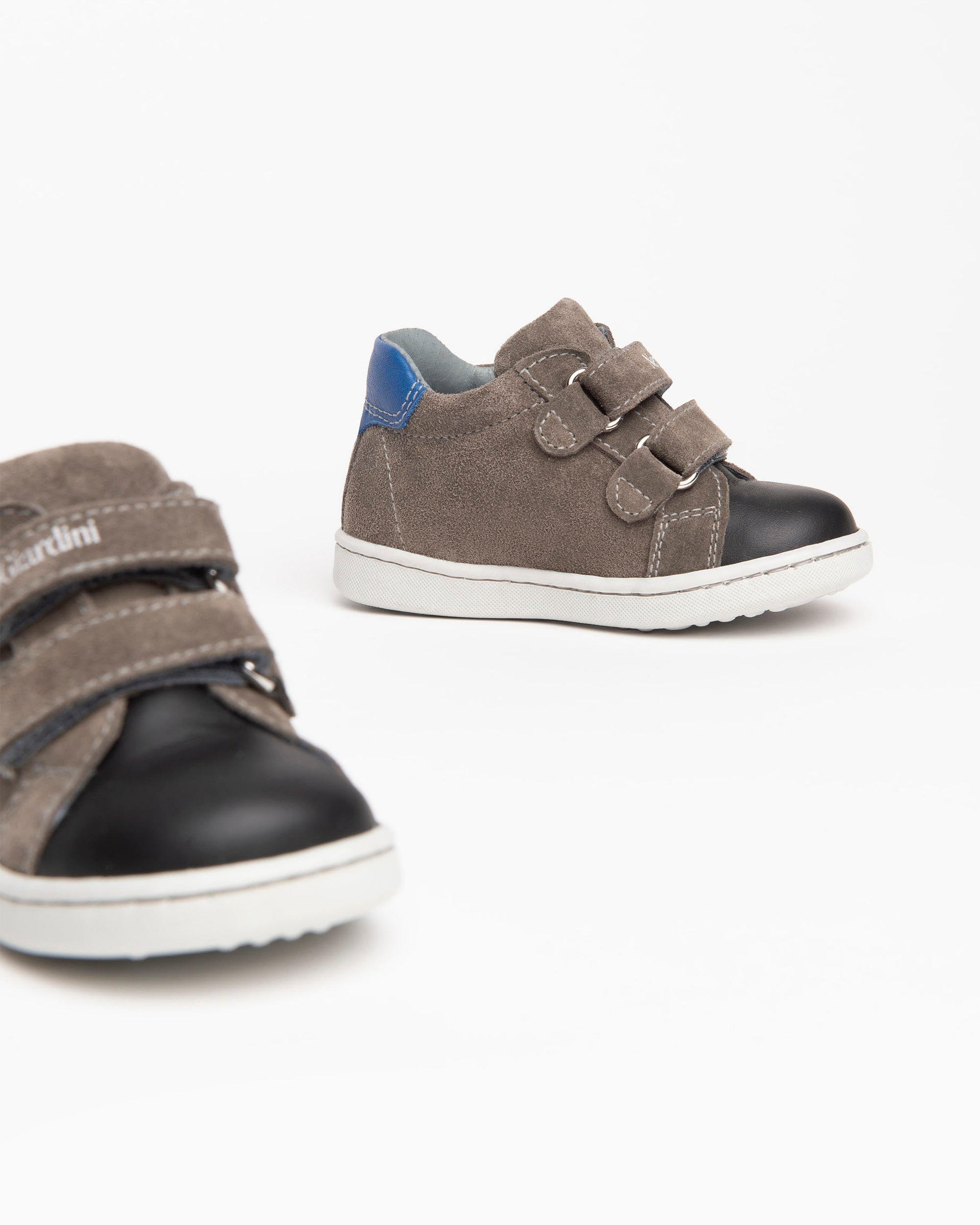 Nerogiardini Sneakers Baby Baskets Garçon Cuir Scratch