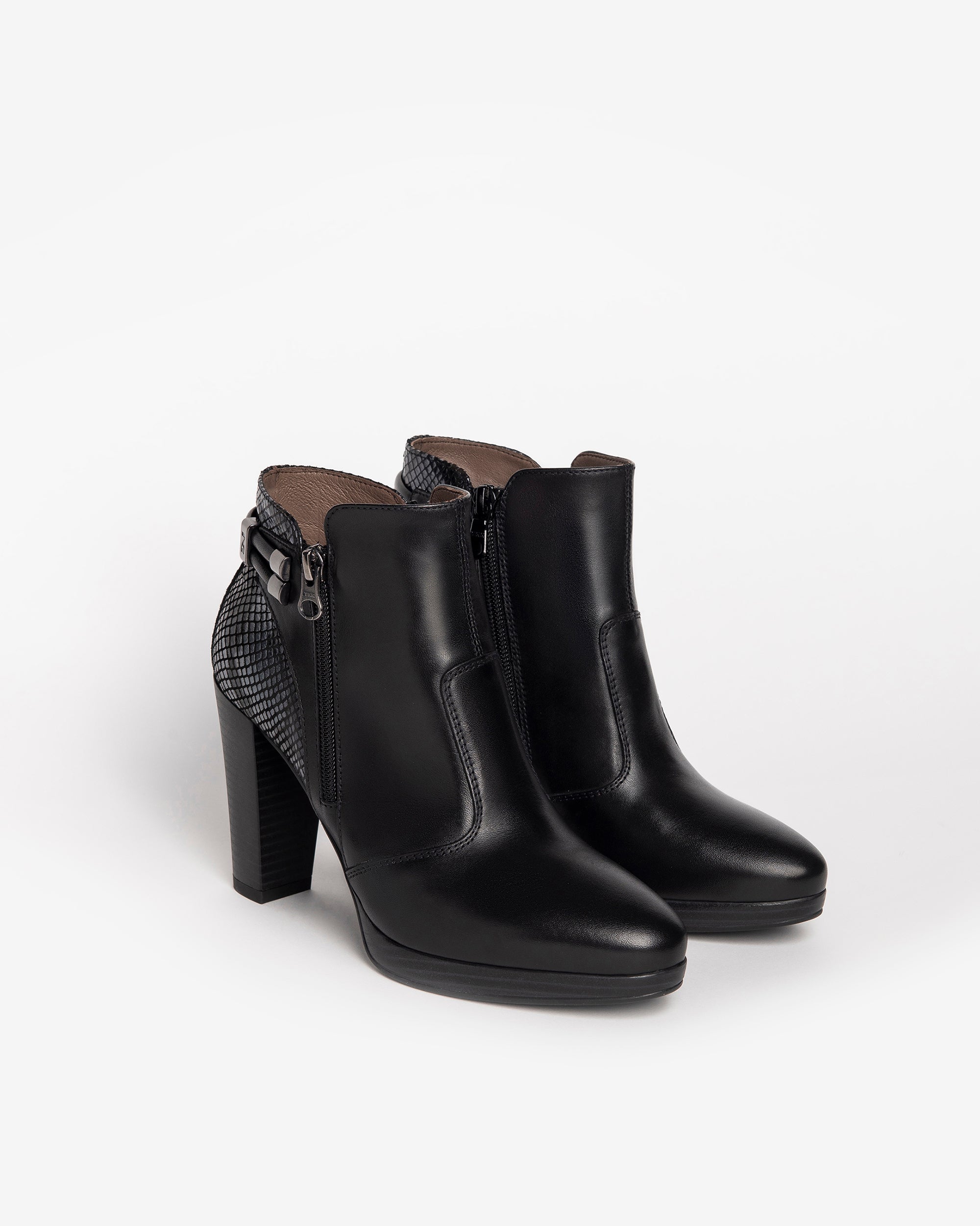 NeroGiardini Bottines Femme Cuir 38 Confort Made in Italy