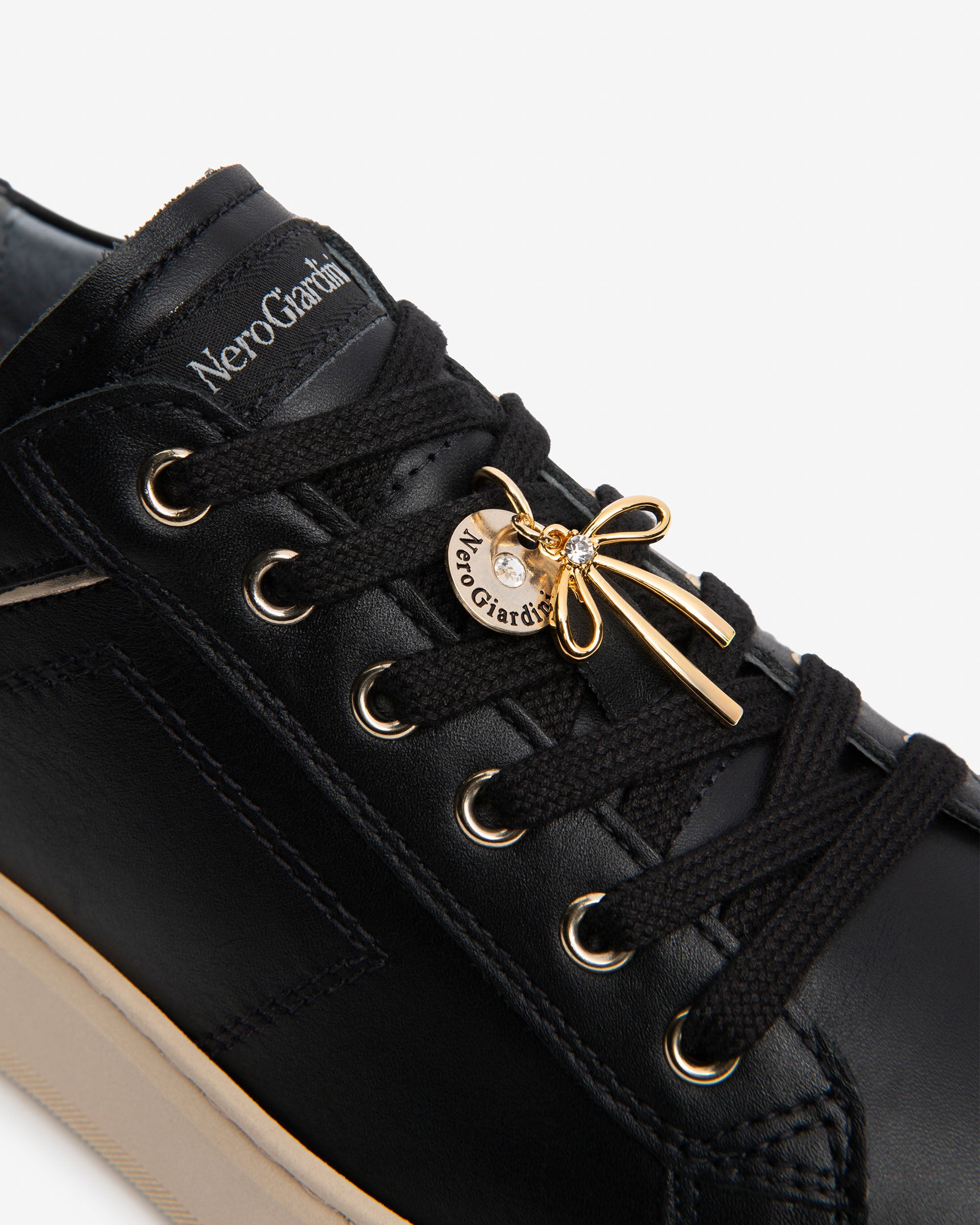 NeroGiardini Sneakers Femme Cuir Plateforme 40 mm