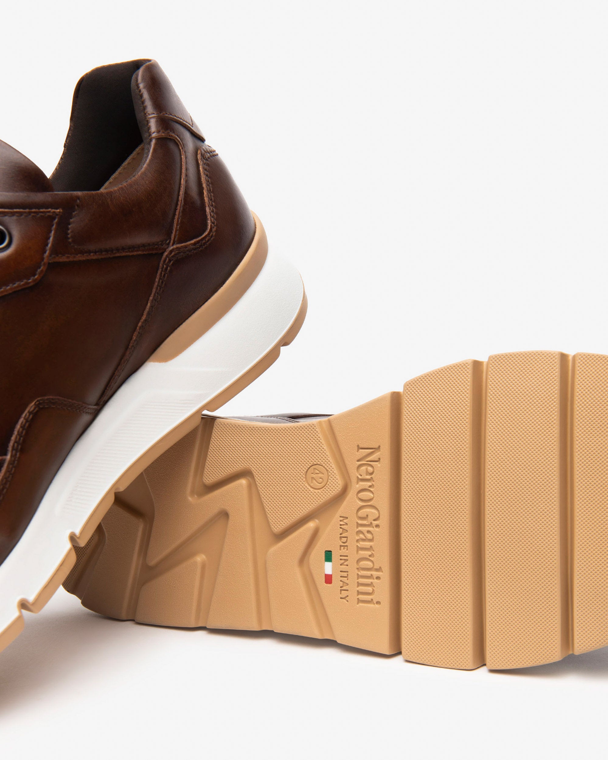 NeroGiardini Sneakers Homme Cuir DryGo Ville
