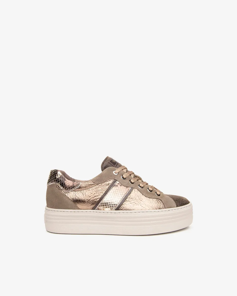 NeroGiardini Sneakers Femme Cuir Velours DryGo