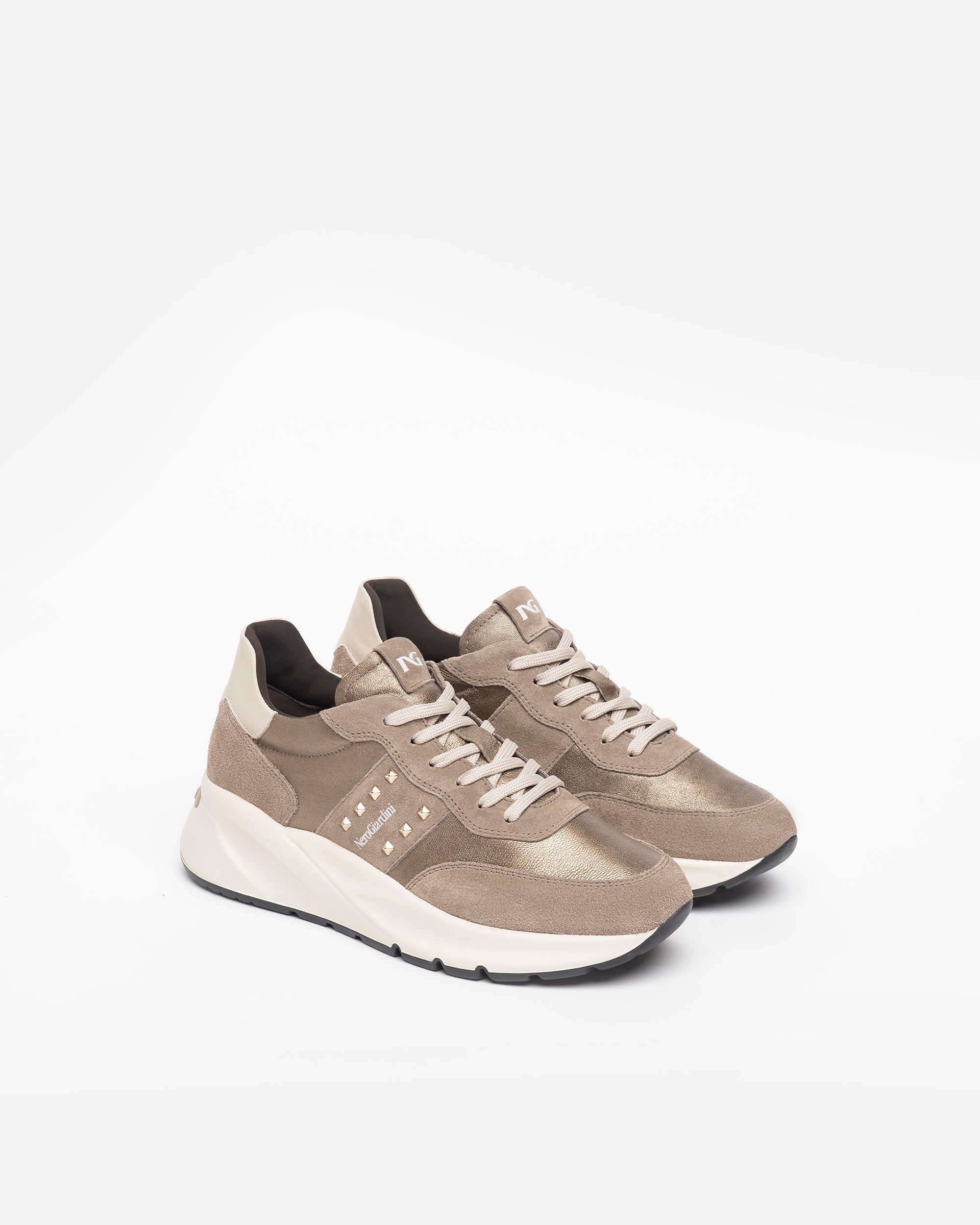 Nerogiardini Sneakers cuir velours femme 38 confort