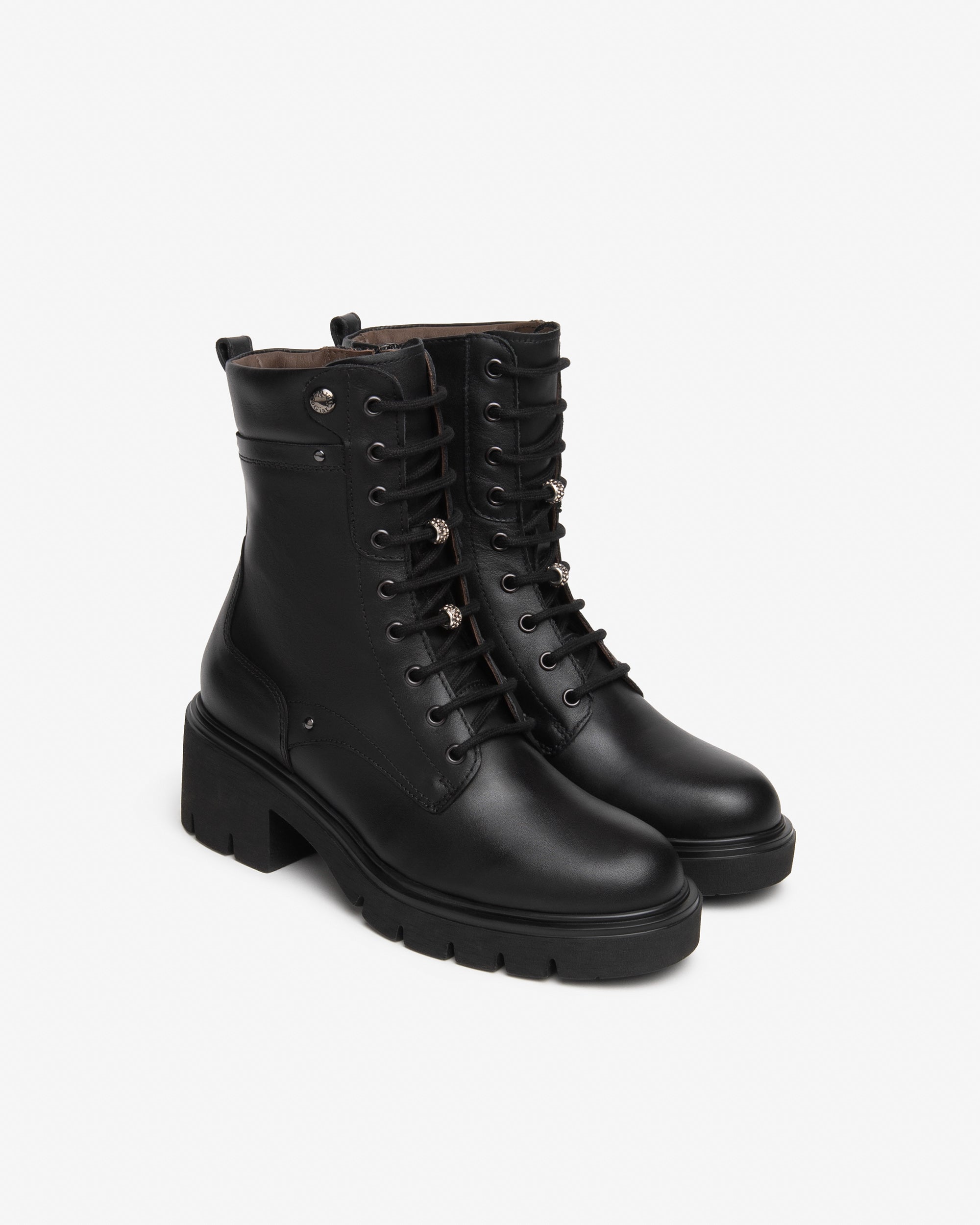 NeroGiardini Bottines bottines motardes cuir talon 60