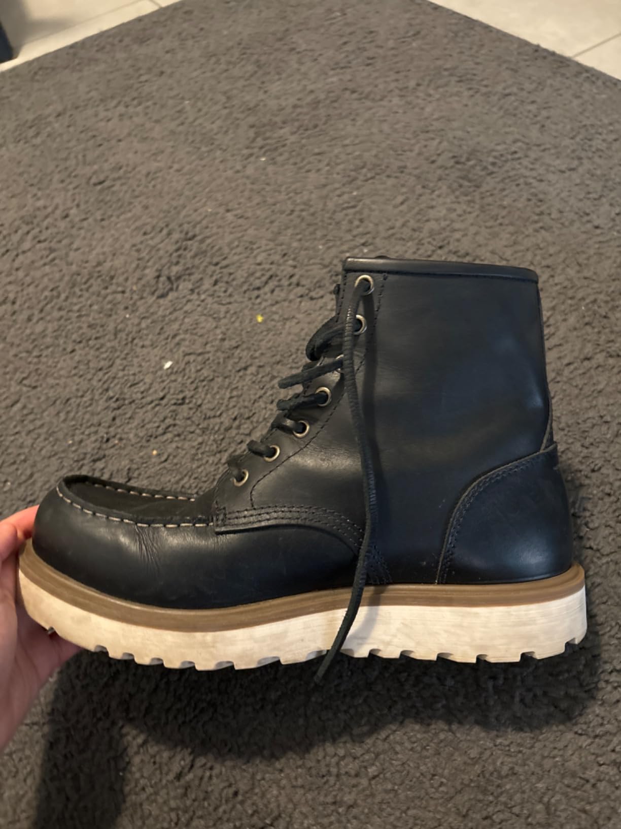 ECCO Staker boots homme cuir cognac 40 EU
