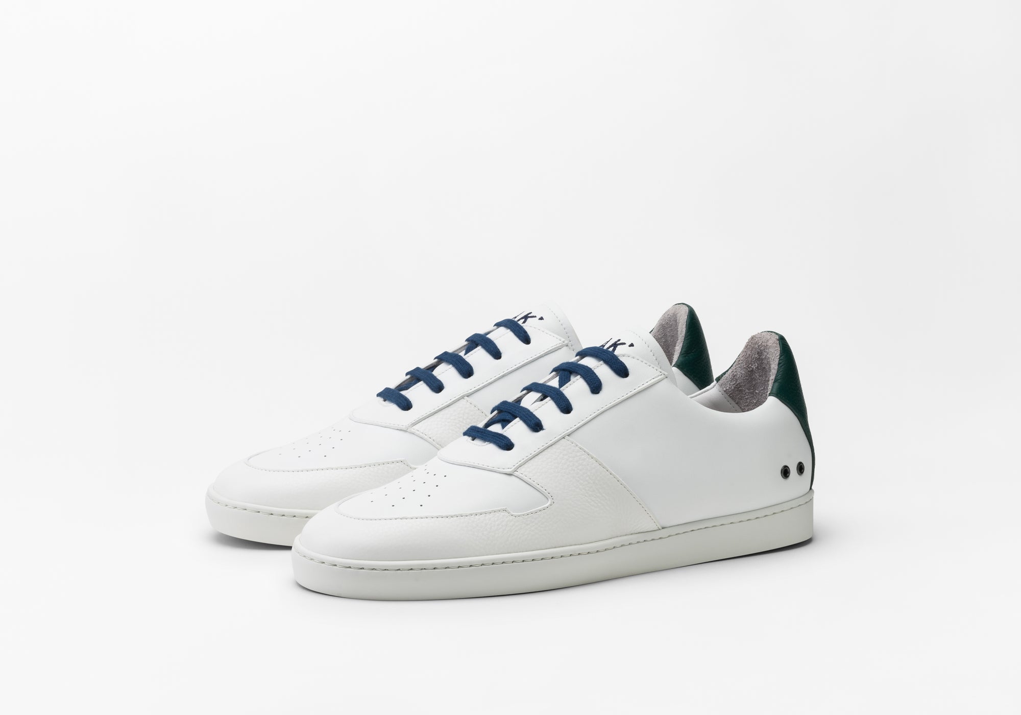 JAK Vantage Blue Green sneakers cuir