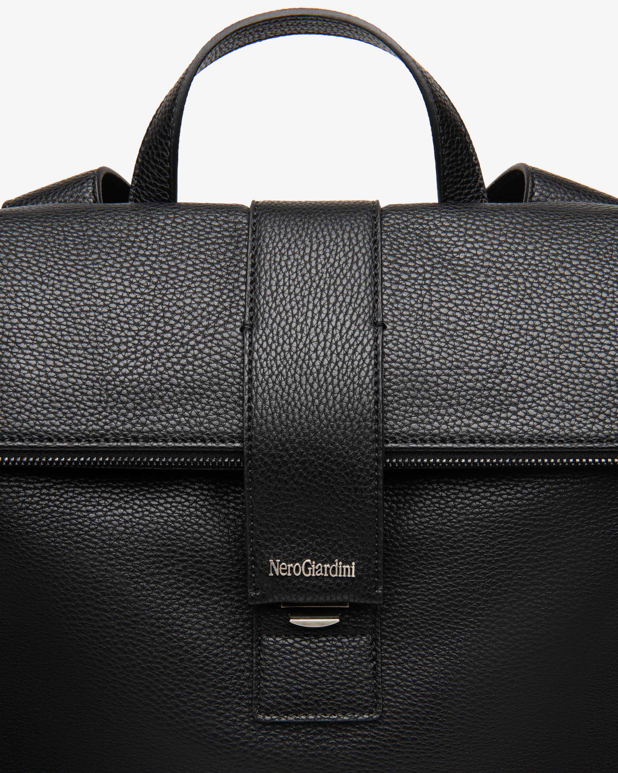 NeroGiardini Sacs sac à dos homme cuir technique
