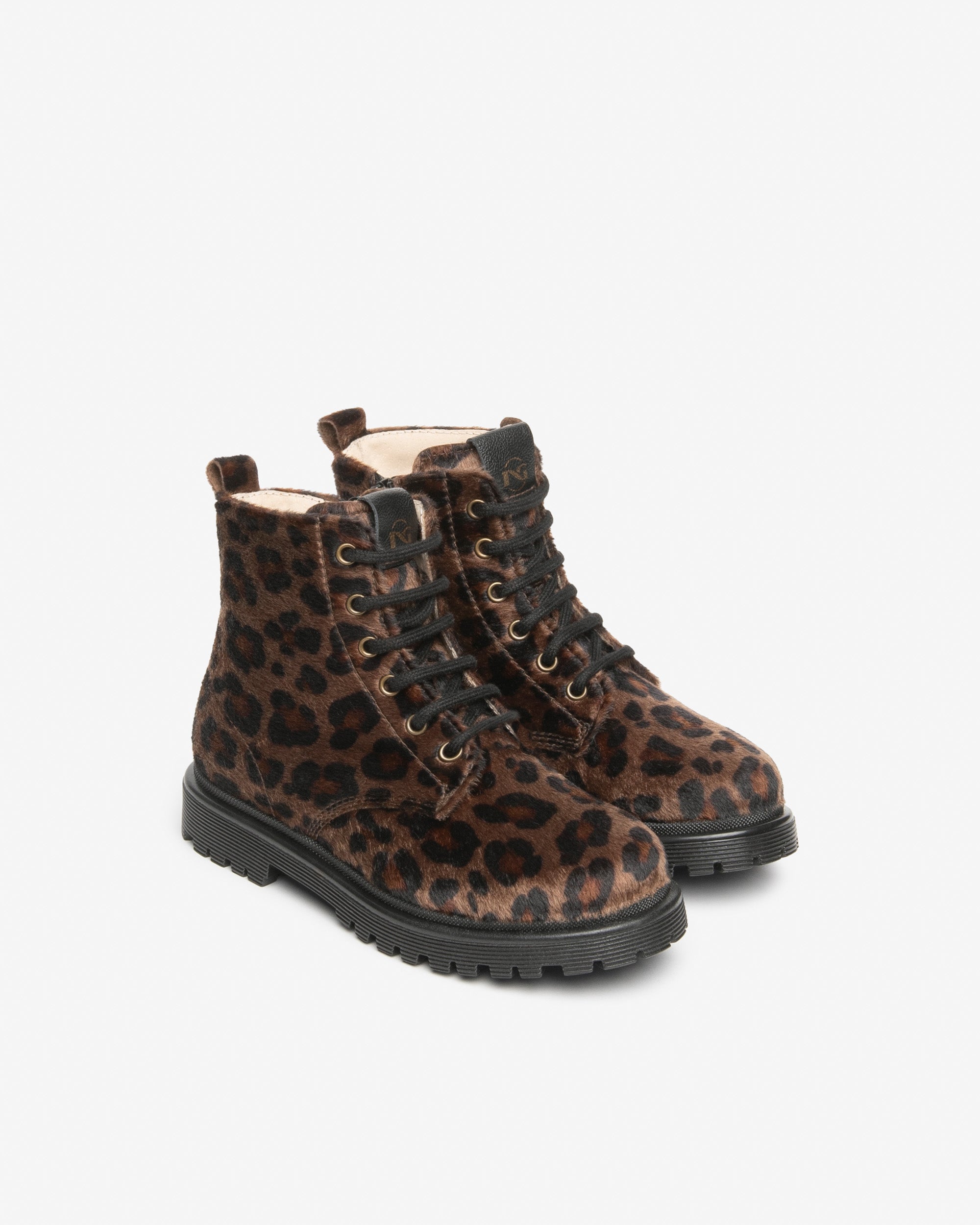 NeroGiardini Bottines Motardes Junior Fille Imprimé Animalier