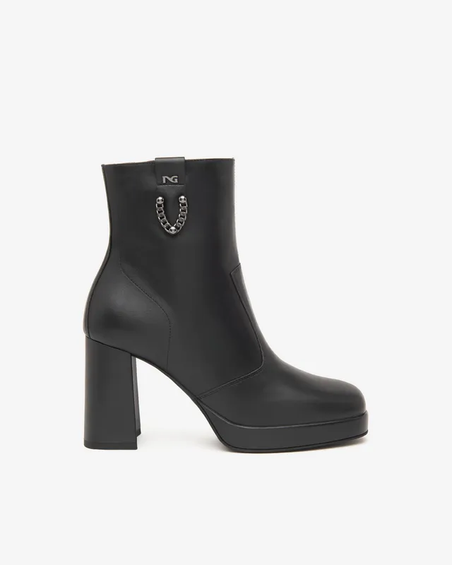 NeroGiardini Bottines femme cuir confort ville