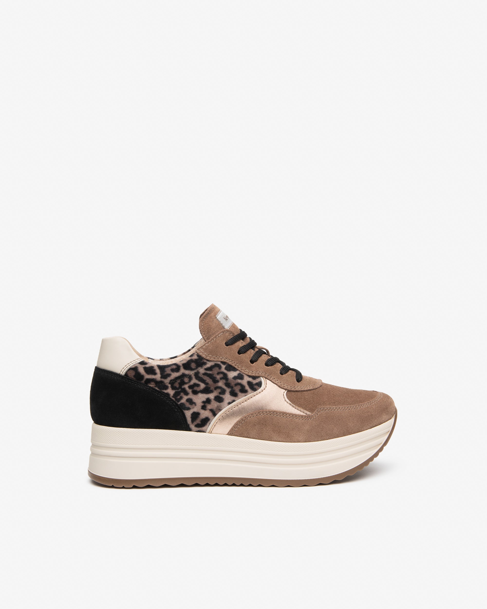 Nerogiardini Sneakers Femme Plateforme 45 mm Animalier