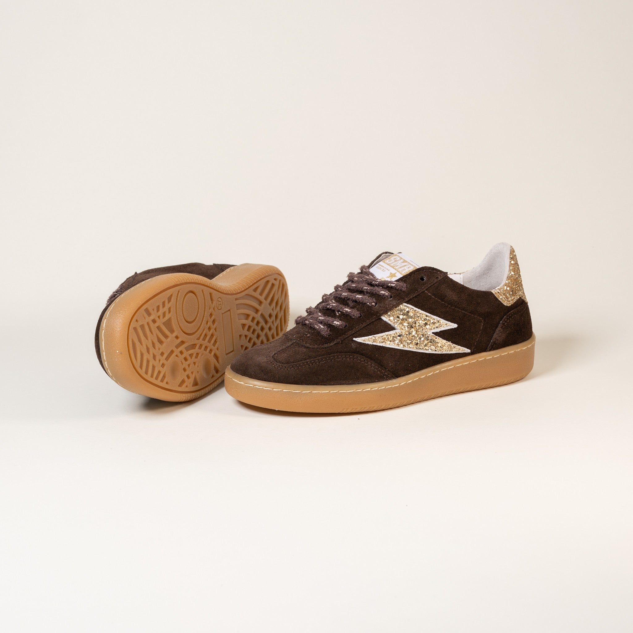 Semerdjian Lee E433 baskets marron or daim