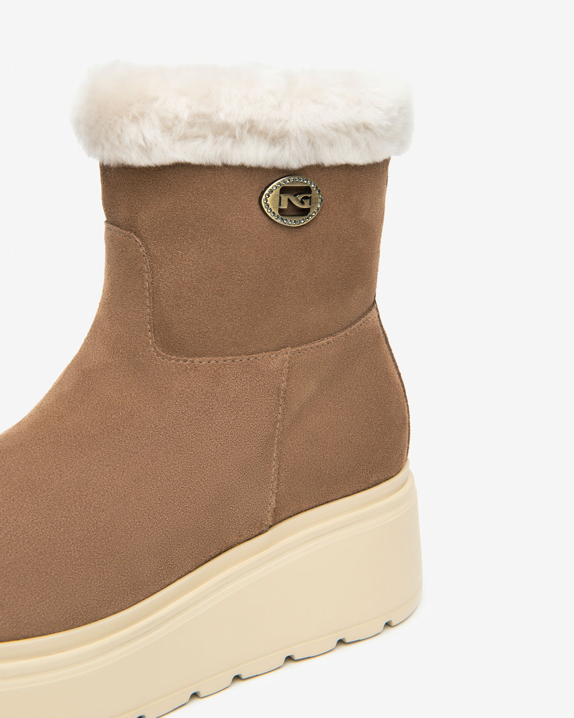 NeroGiardini Bottines Femme Cuir Velours Daim Hiver