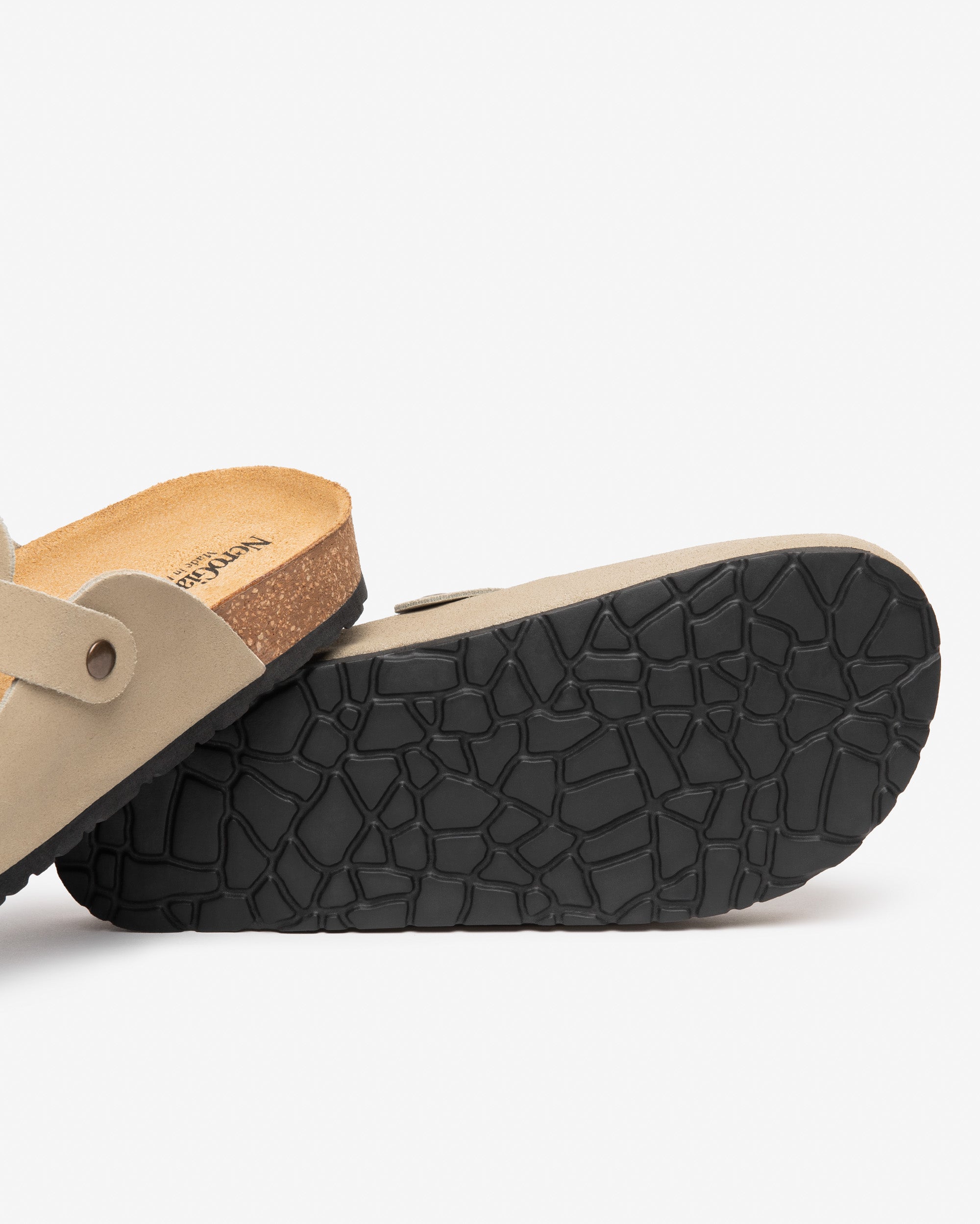 Nerogiardini Mules Homme Cuir Velours Confort
