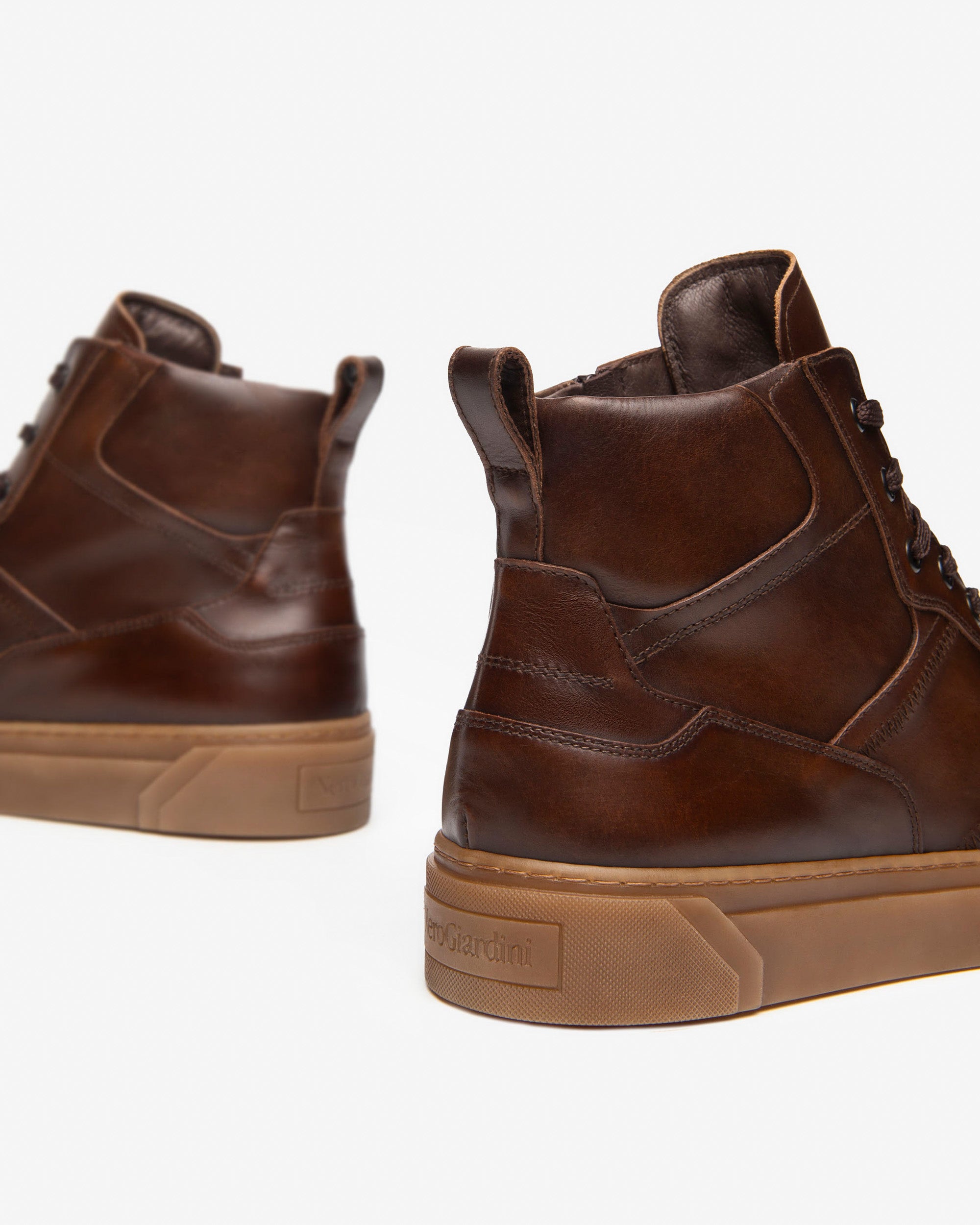 NeroGiardini Sneakers Montantes Homme Cuir