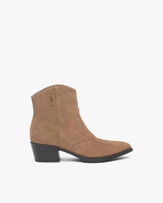NeroGiardini Bottines Femme Daim Cowboy Western 50 mm