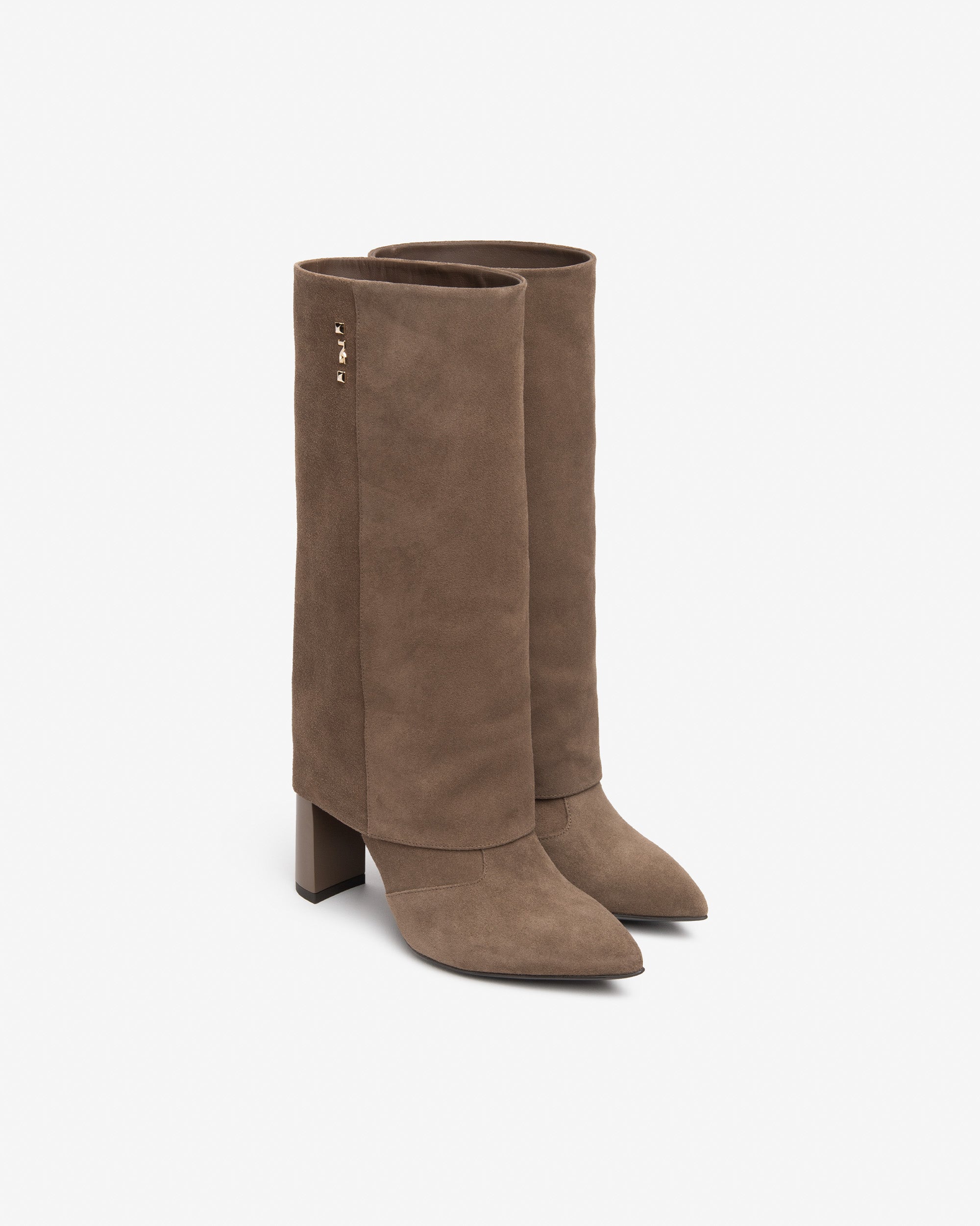 NeroGiardini Bottes Femme Daim Talon 95 mm