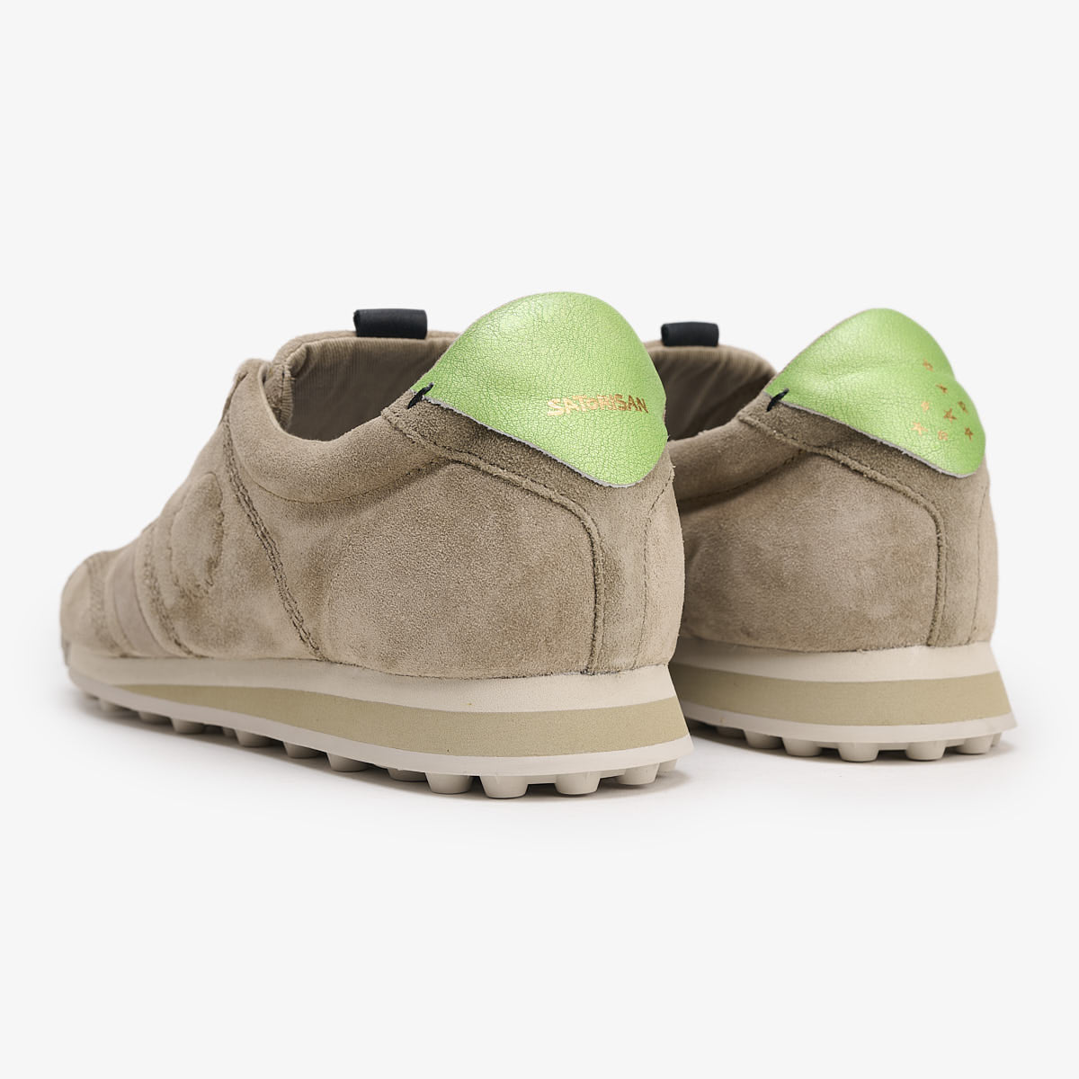Satorisan Stardust Suede baskets gris daim