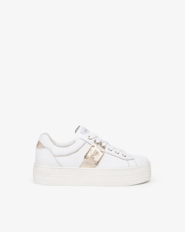 NeroGiardini Sneakers Baskets Femme Cuir – DryGo Confort
