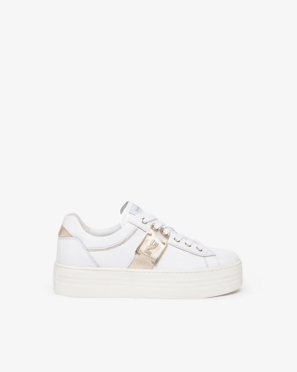 NeroGiardini Sneakers Baskets Femme Cuir – DryGo Confort