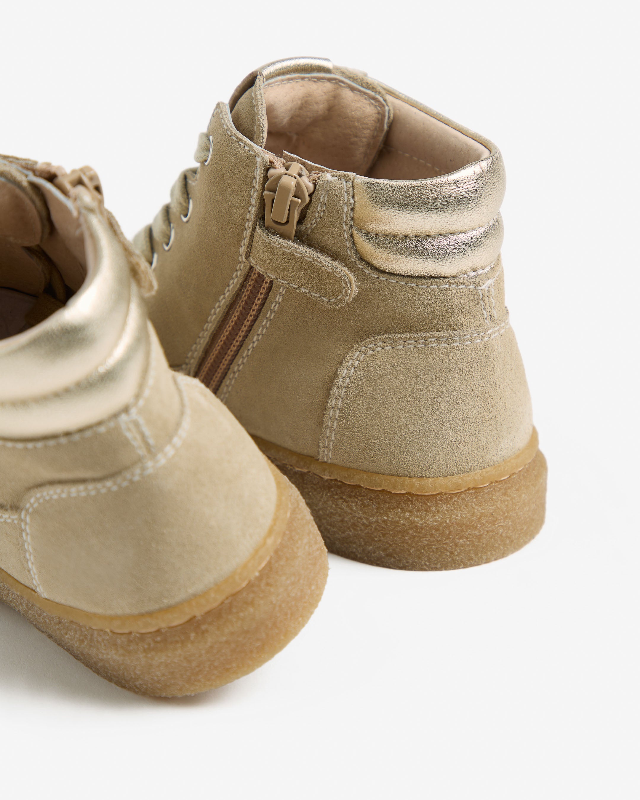 NeroGiardini Bottines Junior Fille Cuir Velours Légères