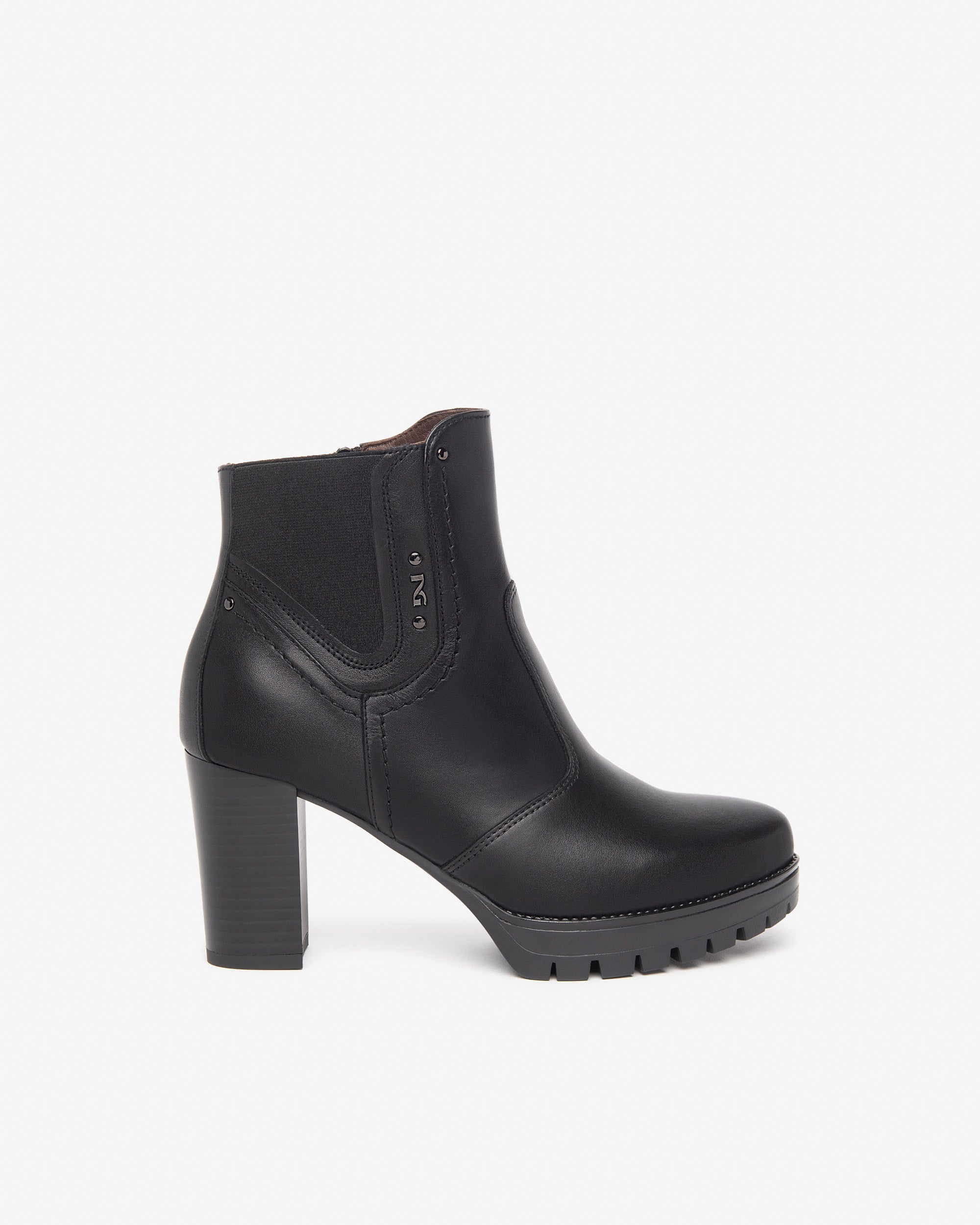 NeroGiardini Bottines Femme en Cuir Hiver Ville
