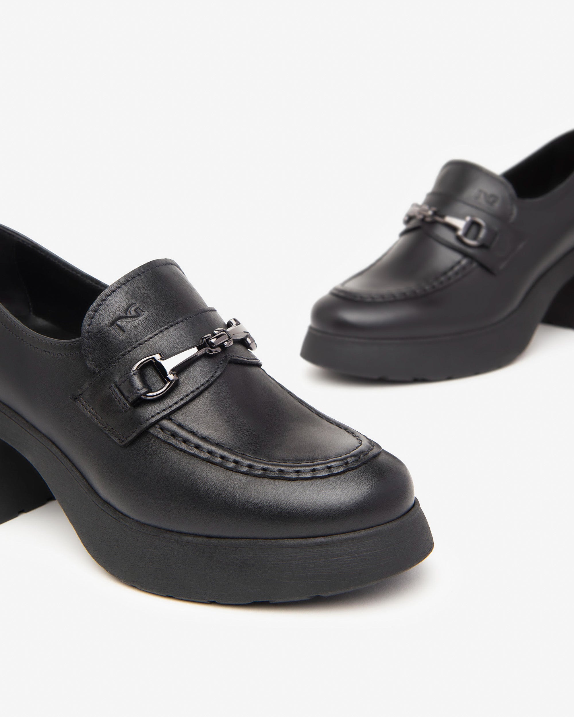 NeroGiardini Mocassins Femme Cuir Automne