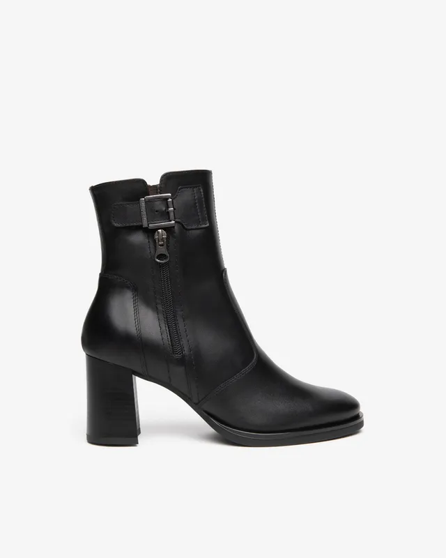 NeroGiardini Bottines Cuir Femme Talon 75 mm Zip