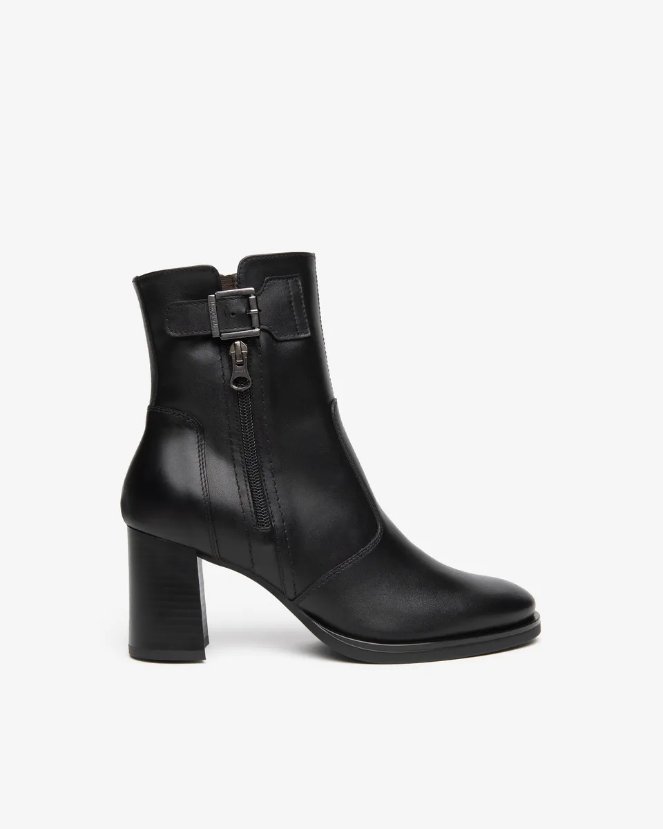 NeroGiardini Bottines Cuir Femme Talon 75 mm Zip
