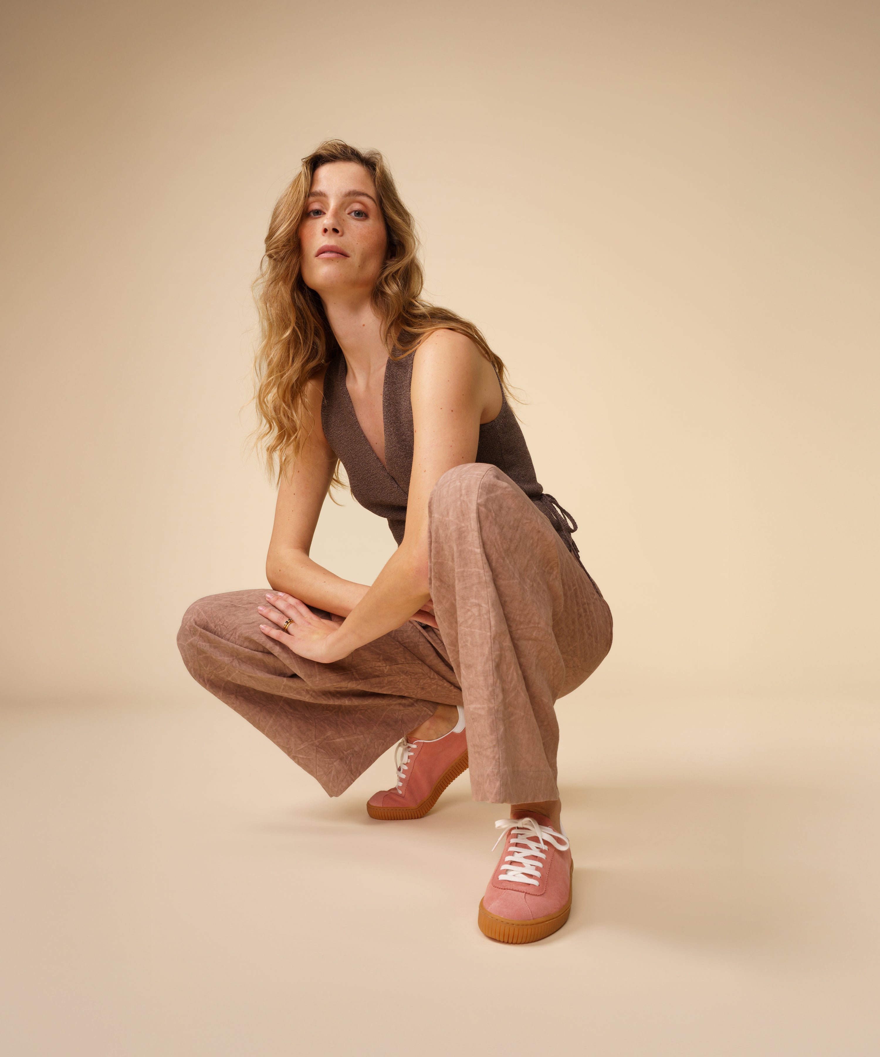 JAK Flow Coral sneakers suède unisexe