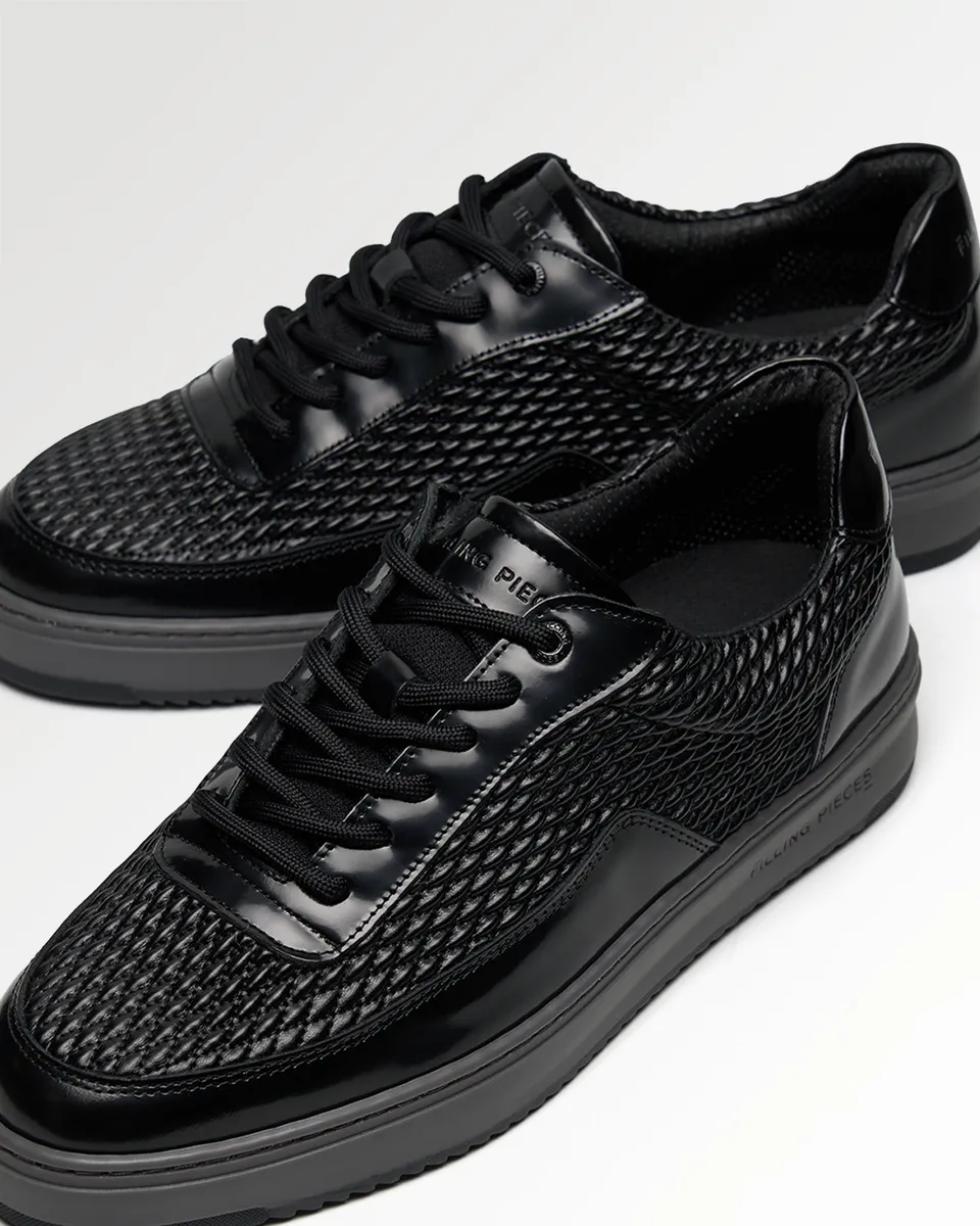 Filling Pieces Mondo Reed Black sneaker noir cuir 42