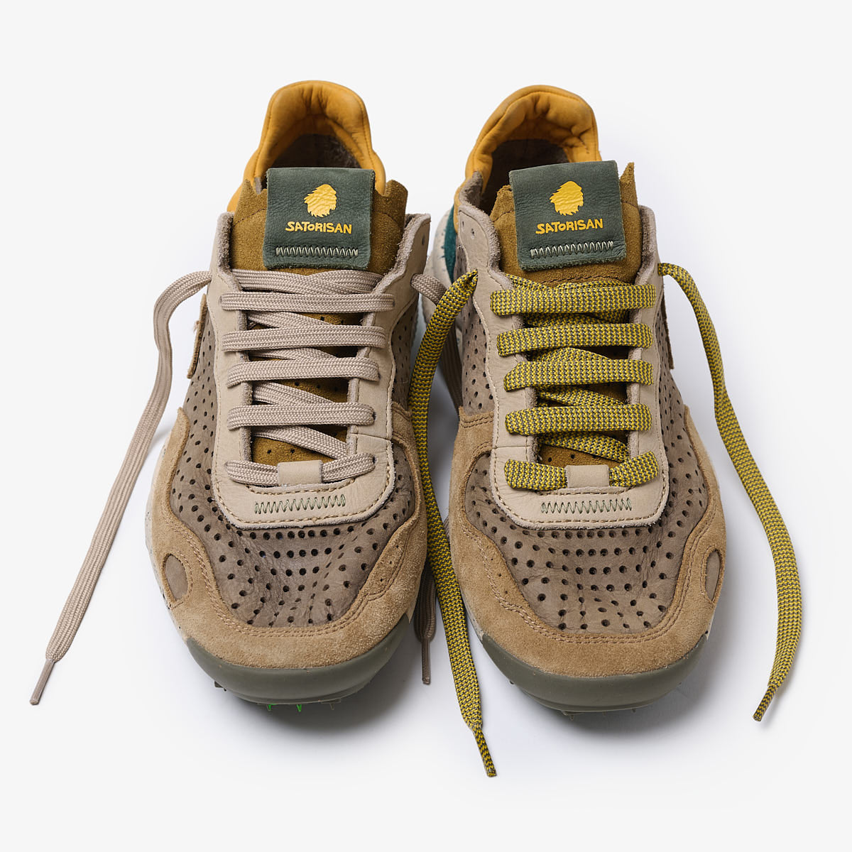 Satorisan Chacrona Laser Premium Baskets Loden Brown Cuir