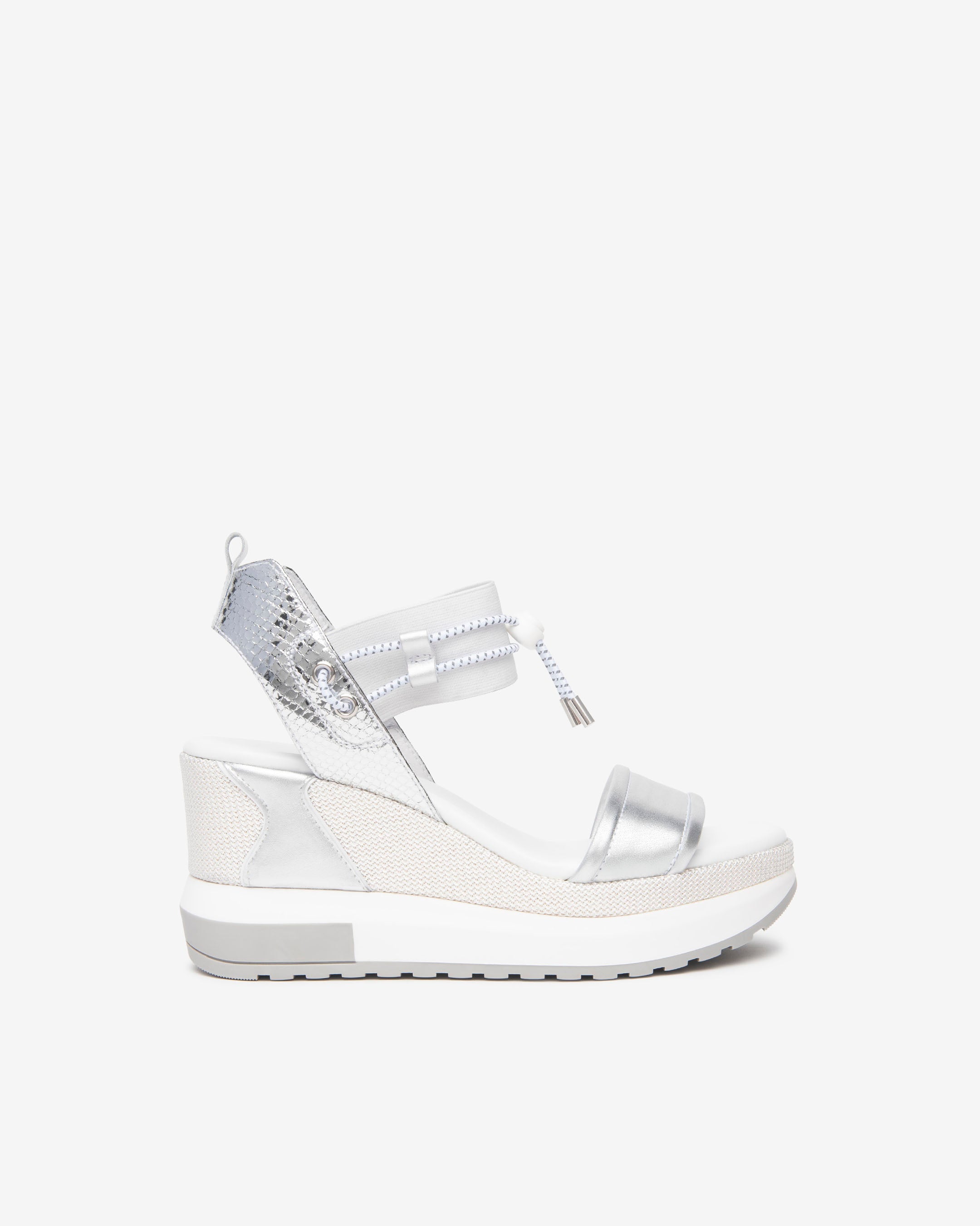 NeroGiardini Sandales Femme Cuir Compensées 80 mm