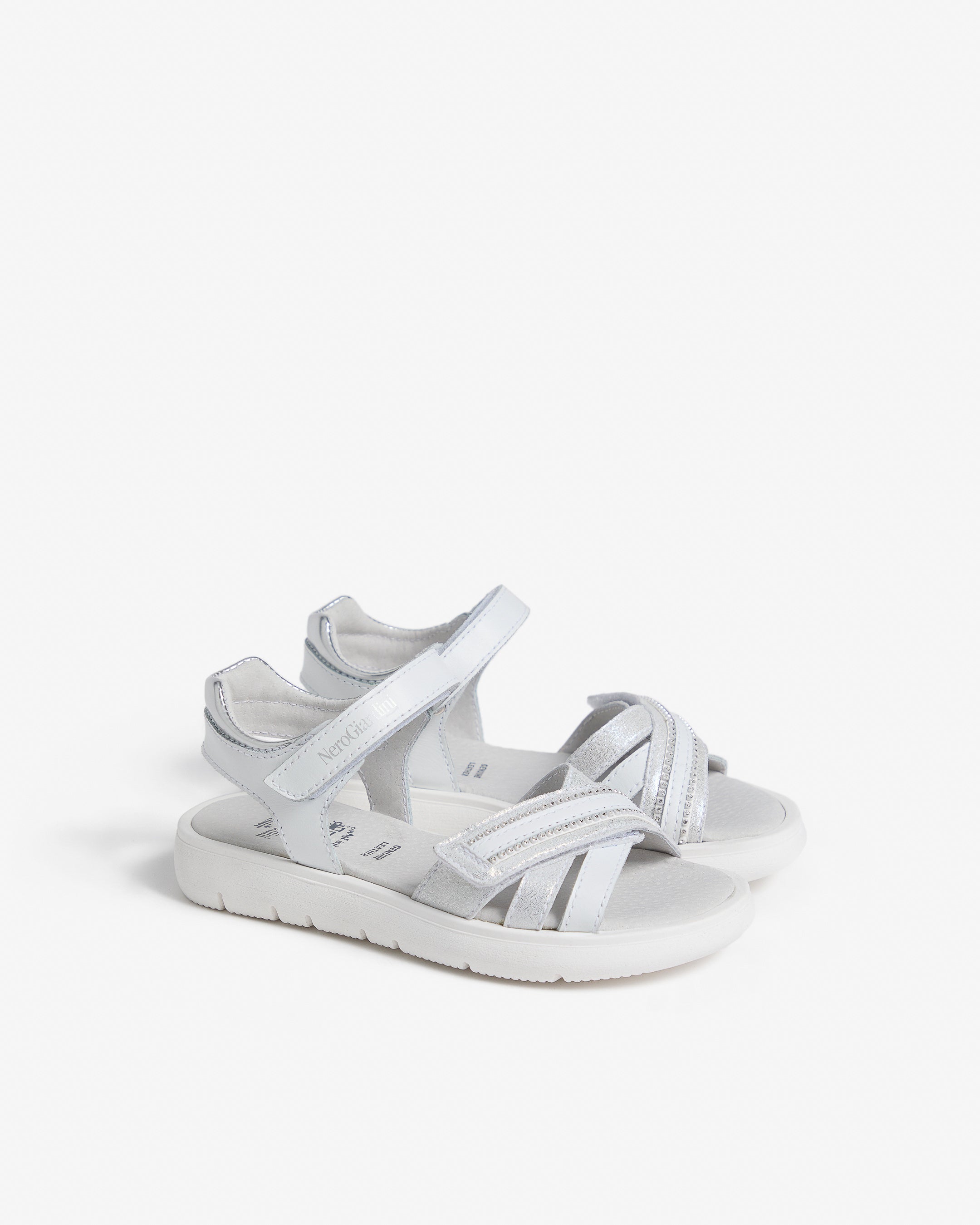 NeroGiardini Sandales Fille Junior Cuir Légères