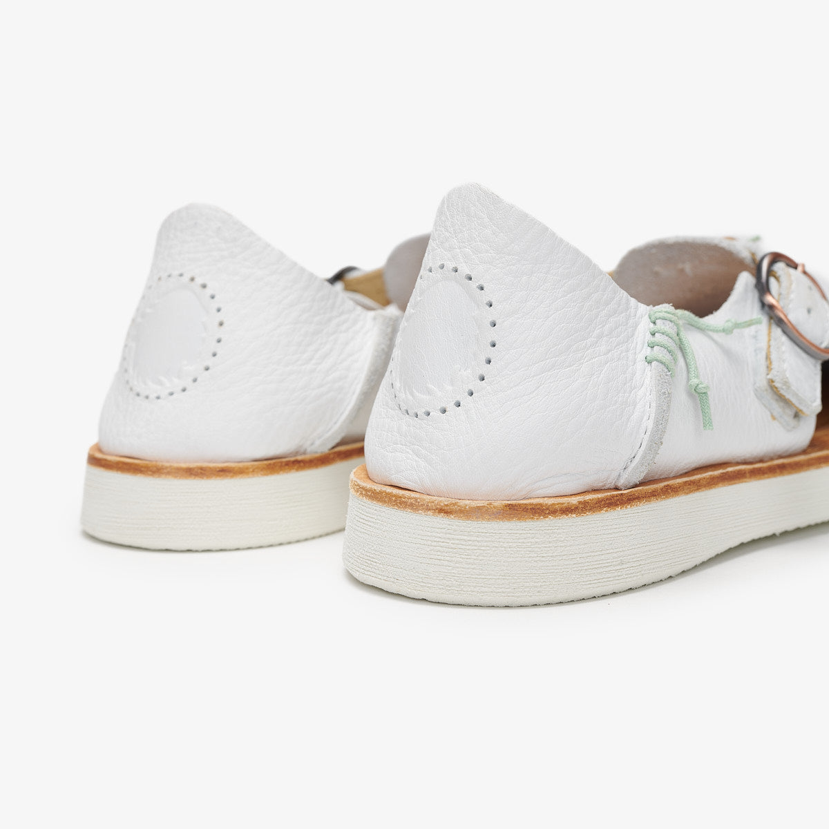 Satorisan Benirras Premium sandale cuir blanc