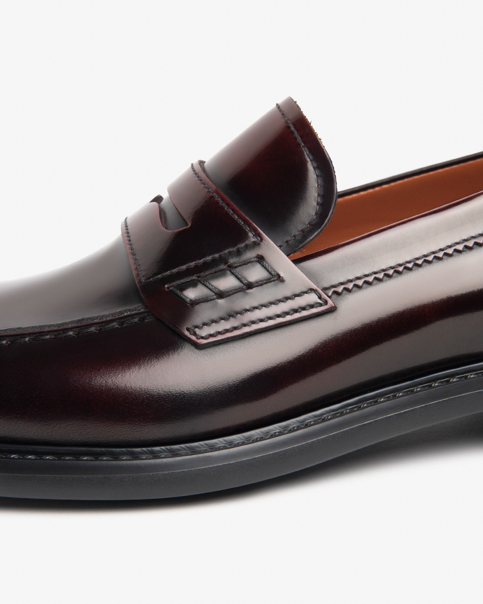 NeroGiardini Mocassins mocassin homme cuir patiné college