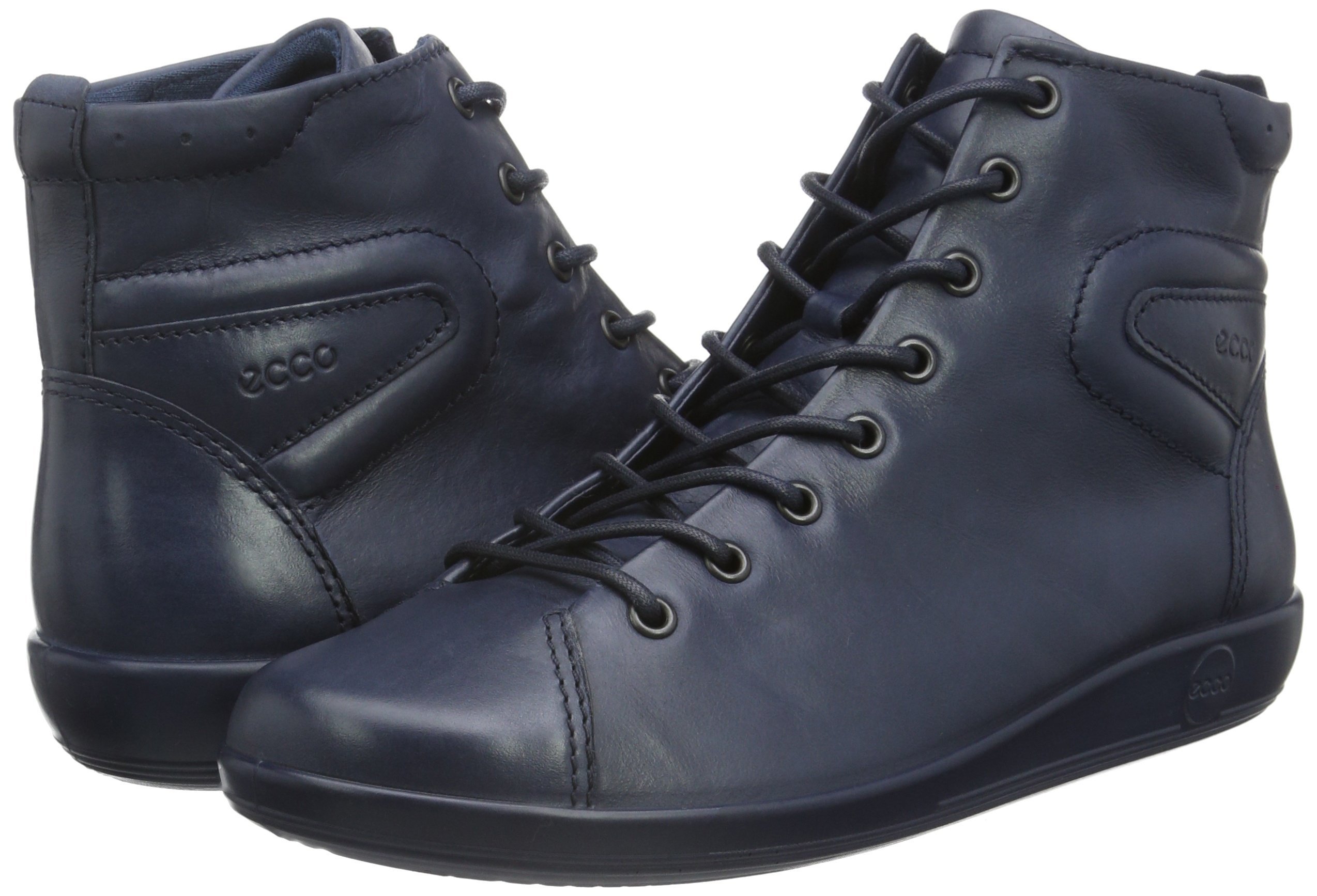 ECCO SOFT 2.0 boots femme cuir pleine fleur ville