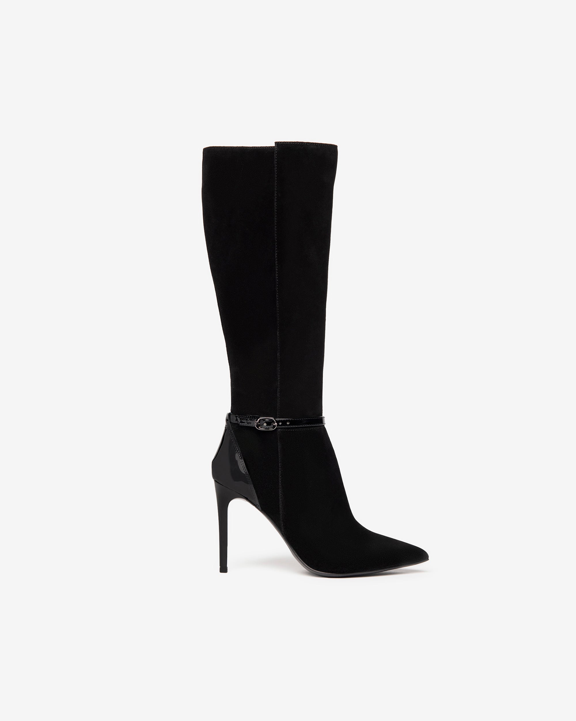NeroGiardini Bottes Femme Velours Vernis 38