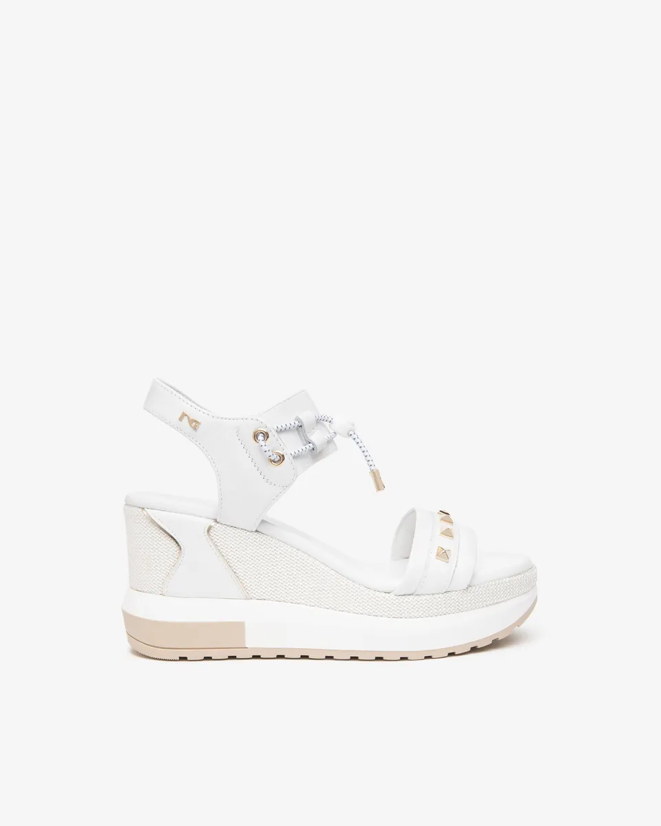 NeroGiardini Sandales Femme Cuir Toile Nu-pieds 38