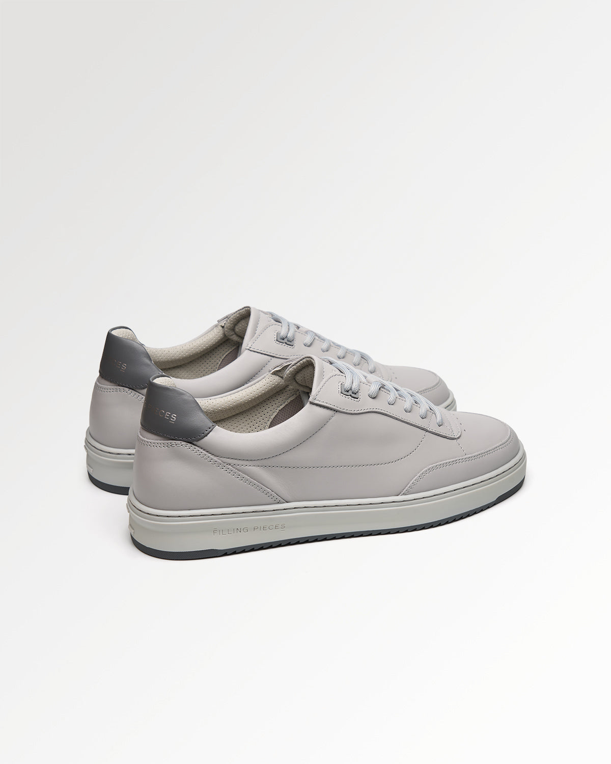 Filling Pieces Mondo Trim All Grey sneakers gris cuir