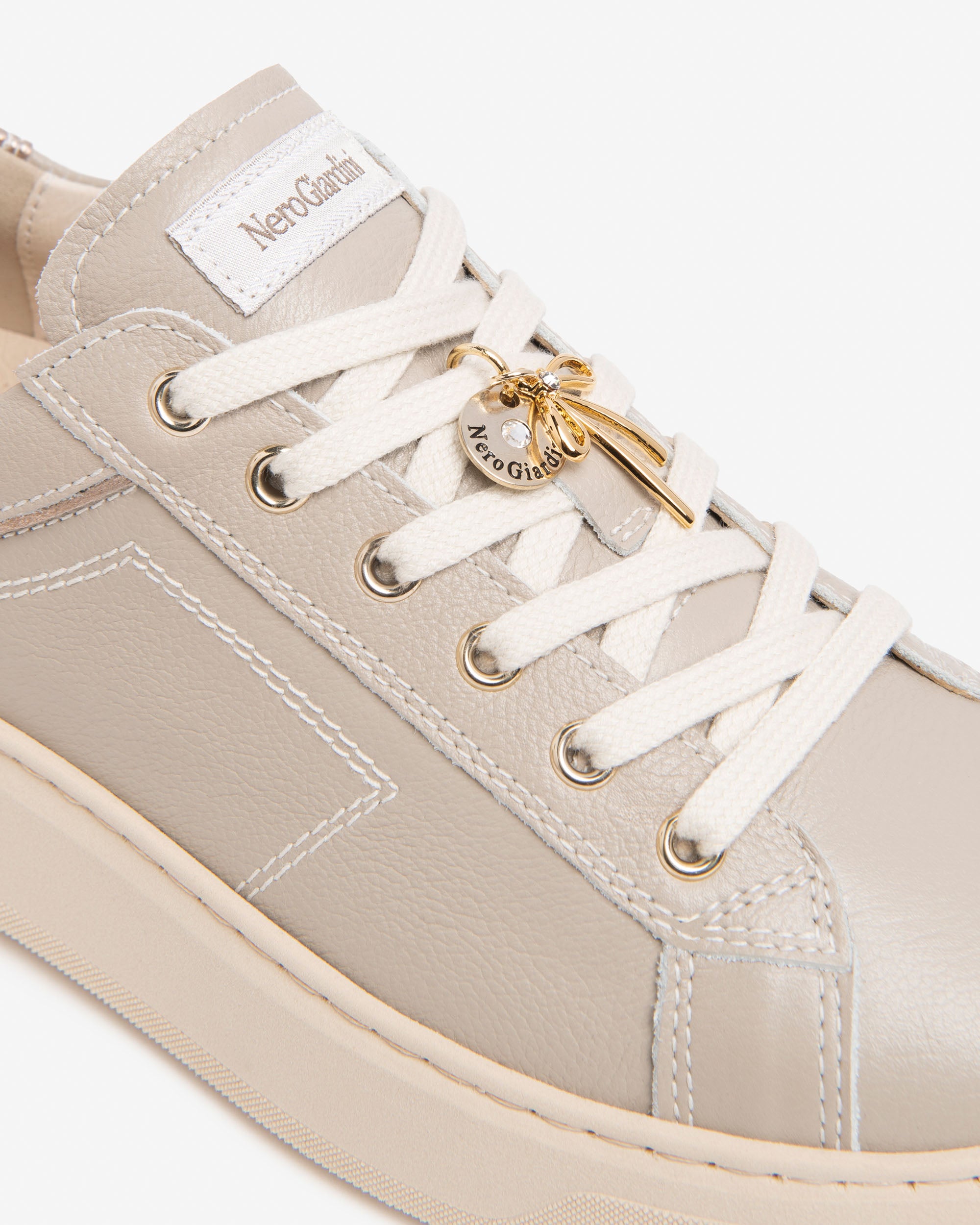 NeroGiardini Sneakers Femme Cuir Plateforme 40 mm