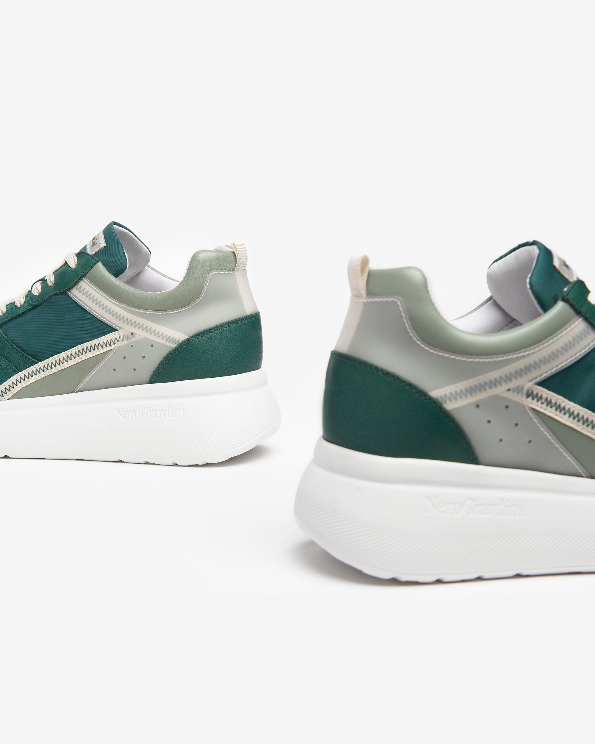 NeroGiardini Sneakers Femme Daim Cuir Toile Confort