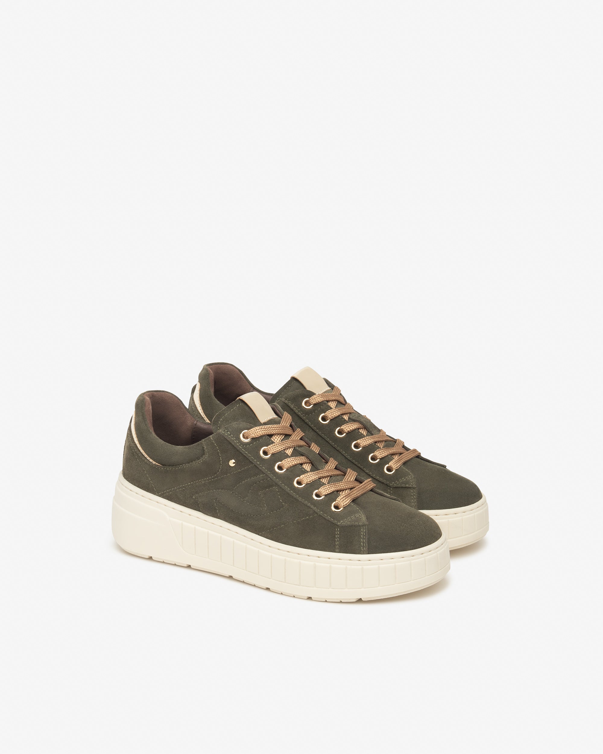 NeroGiardini Sneakers Femme Daim Cuir Semelle Memory DryGo