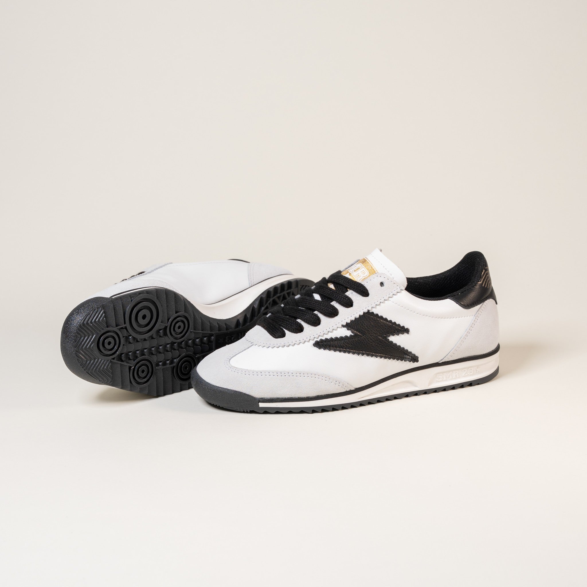 Semerdjian Joyce E306 baskets blanc gris noir cuir