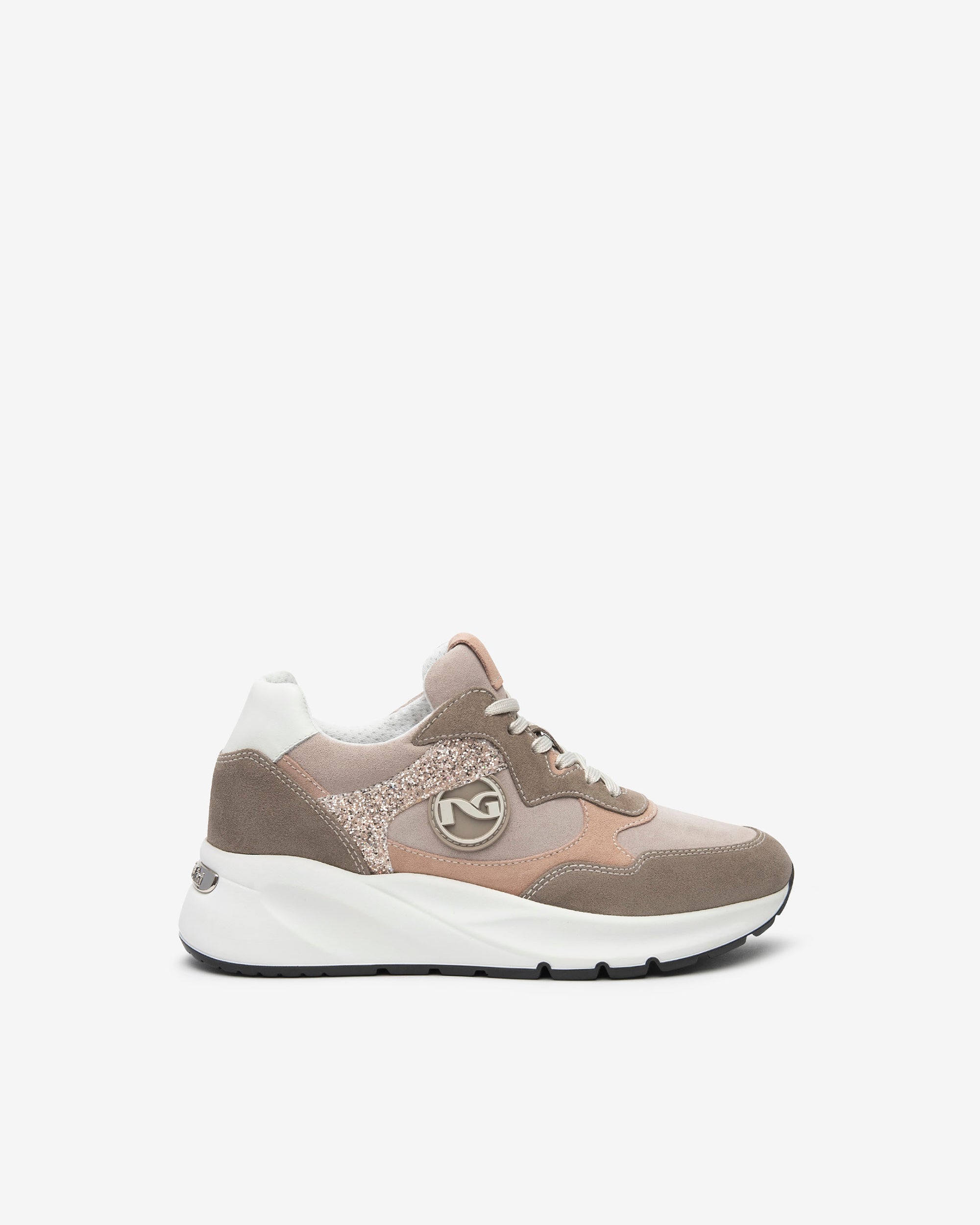NeroGiardini Sneakers Femme Daim Cuir Tissu