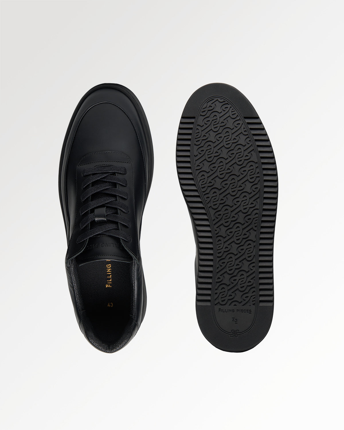 Filling Pieces Mondo Seamless sneakers Black cuir nappa