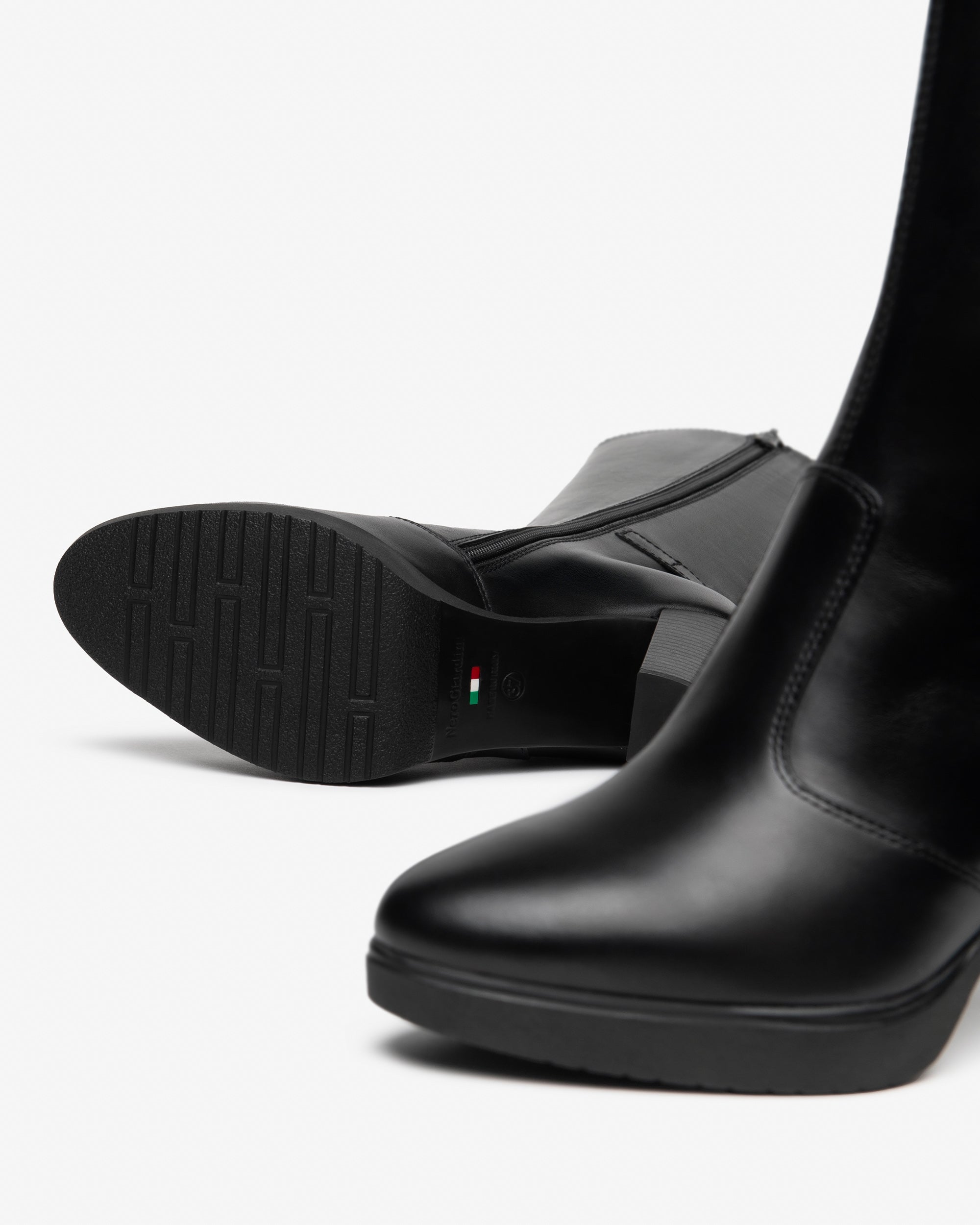 NeroGiardini Bottes Femme Cuir Talon 90 mm Taille 38