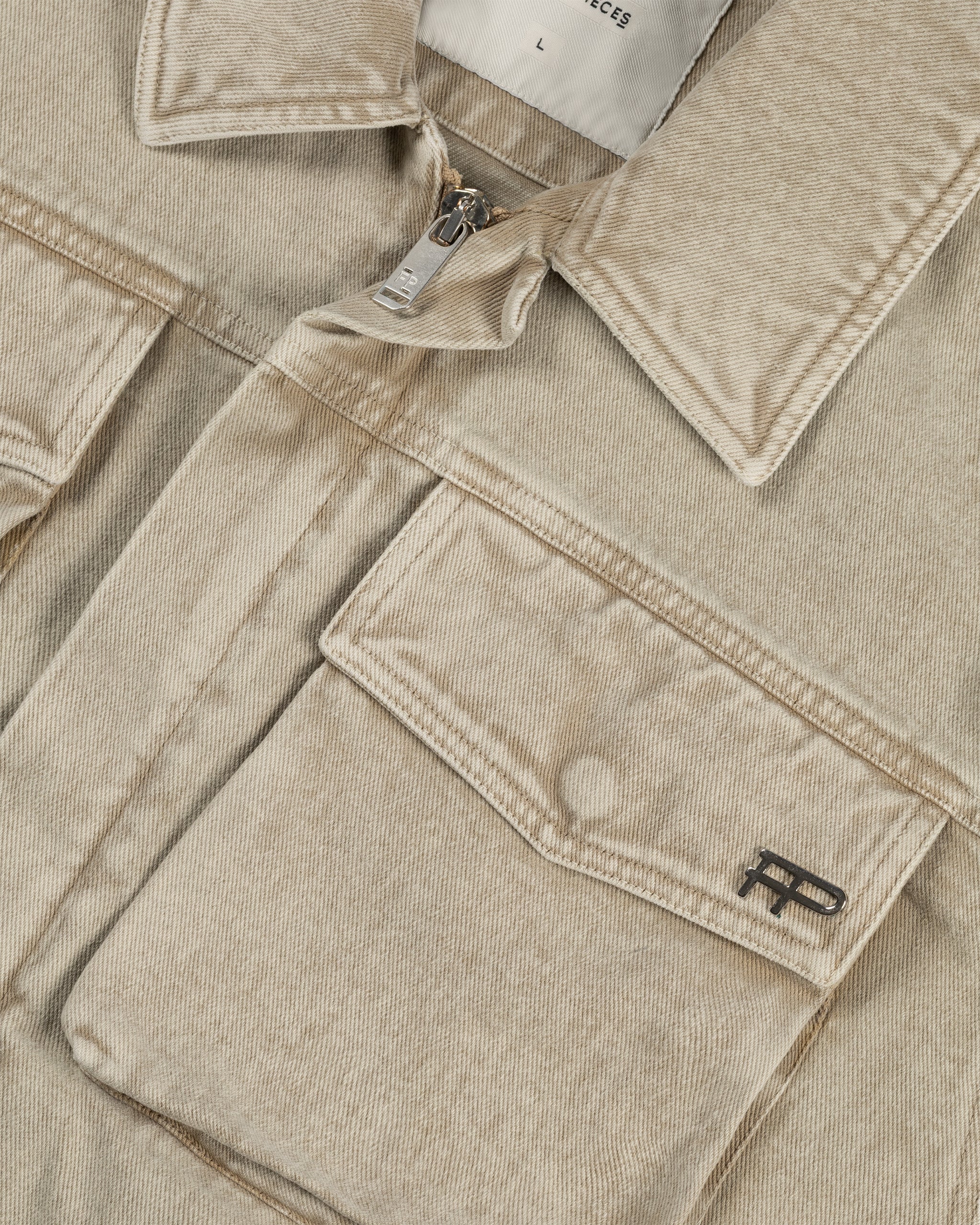 Filling Pieces Denim Jacket Kelp veste jean vert