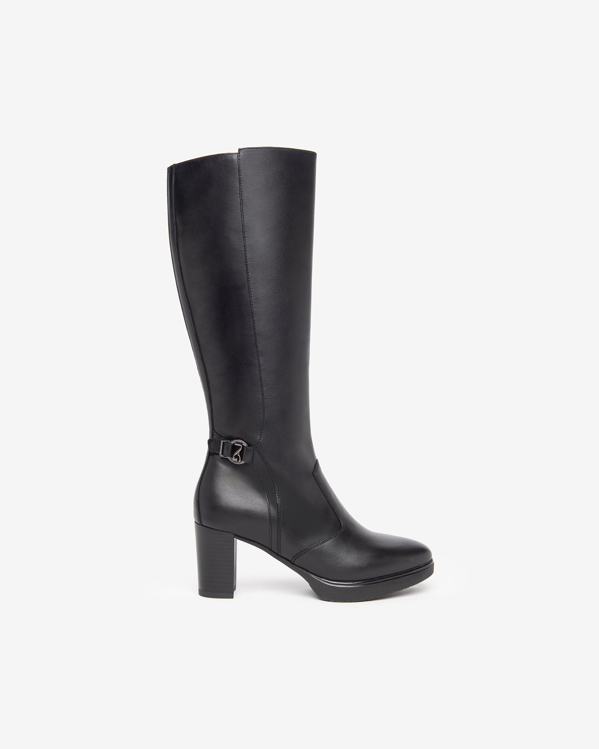 NeroGiardini Bottes femme cuir détails métalliques