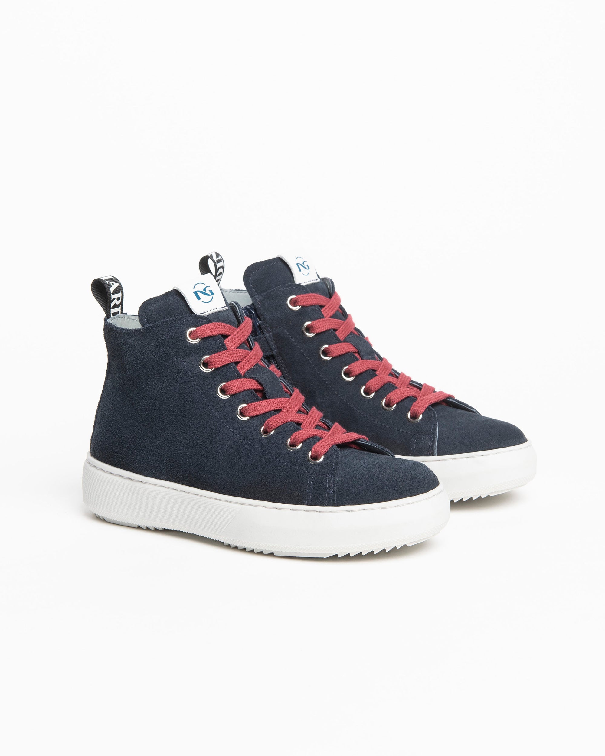 NeroGiardini Sneakers Teens Garçon Daim Baskets Zip